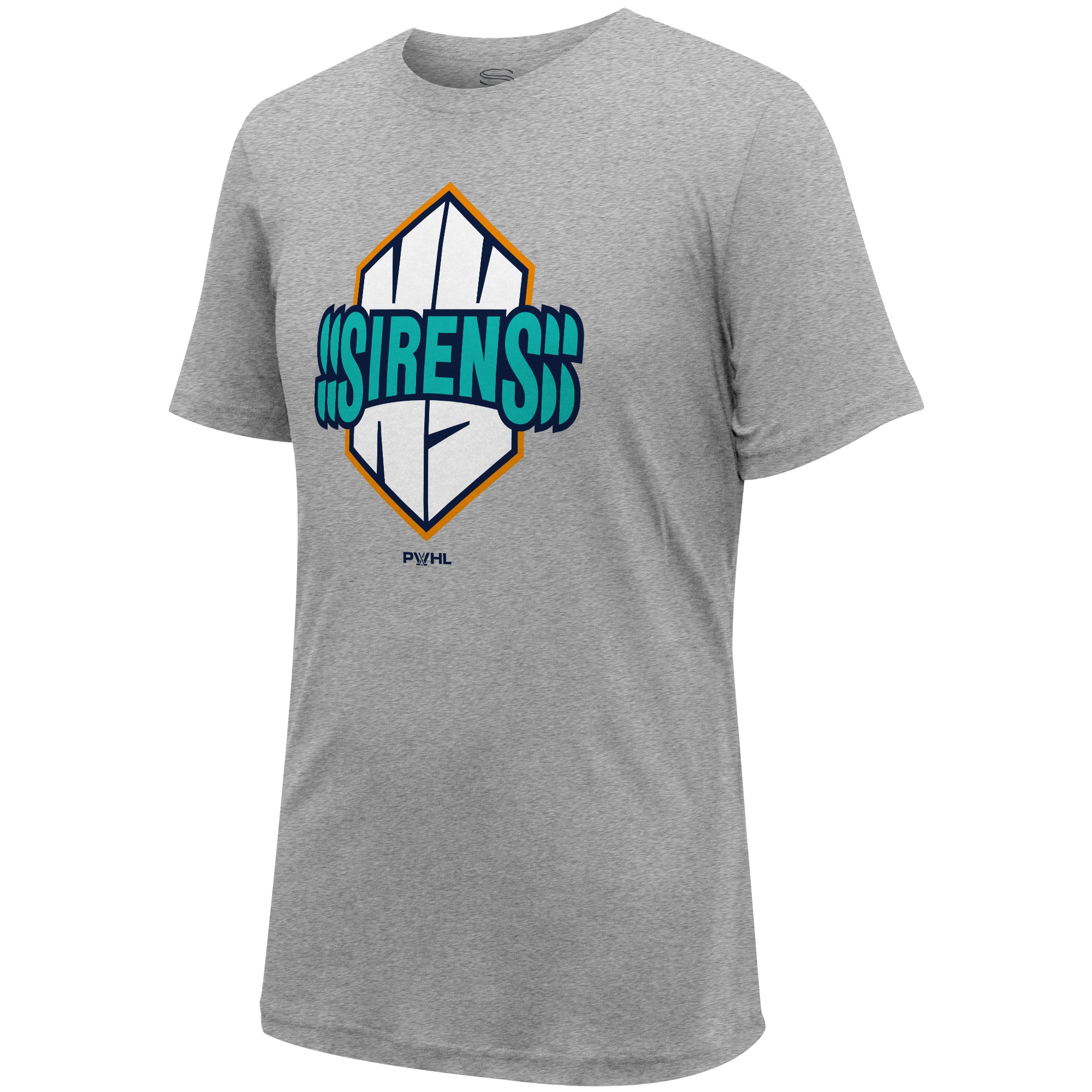 New York Sirens Unisex Stadium Essentials Logo T-Shirt - T-Shirt in Grey