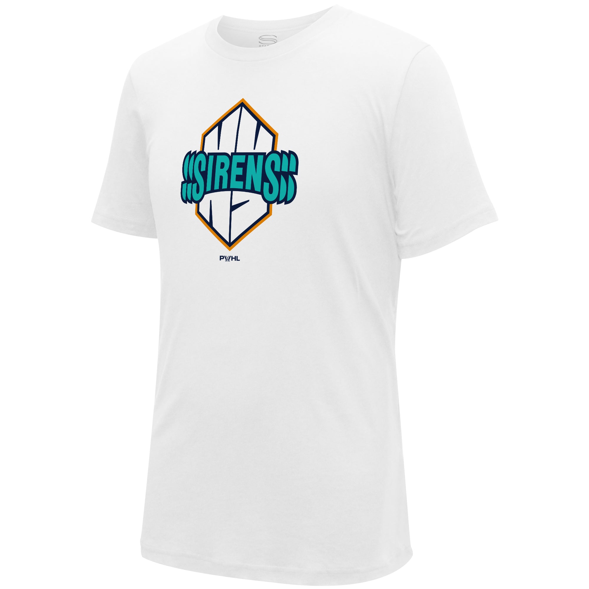 New York Sirens Unisex Stadium Essentials Small Logo T-Shirt - T-Shirt in White