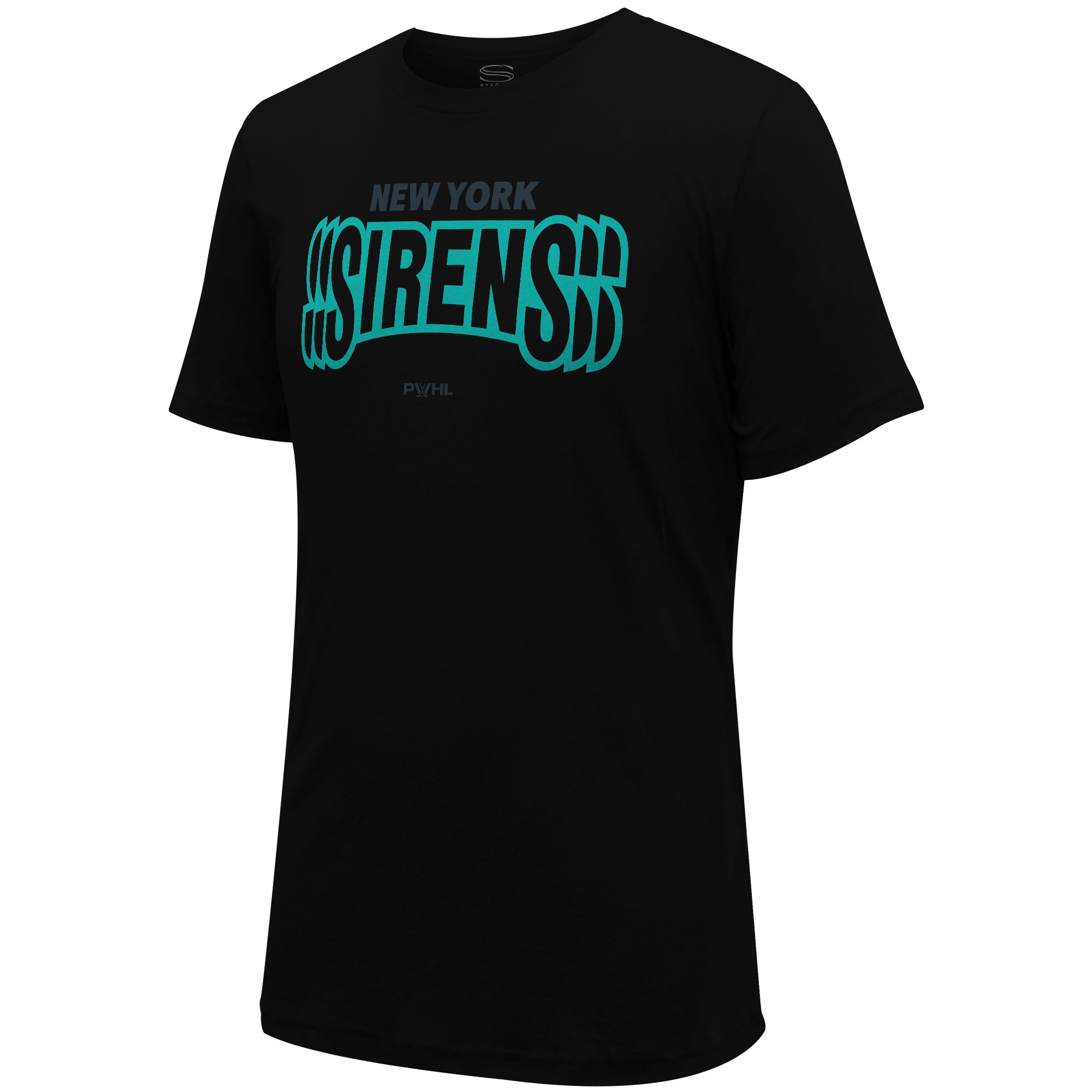 New York Sirens Unisex Stadium Essentials Wordmark T-Shirt - T-Shirt in Black