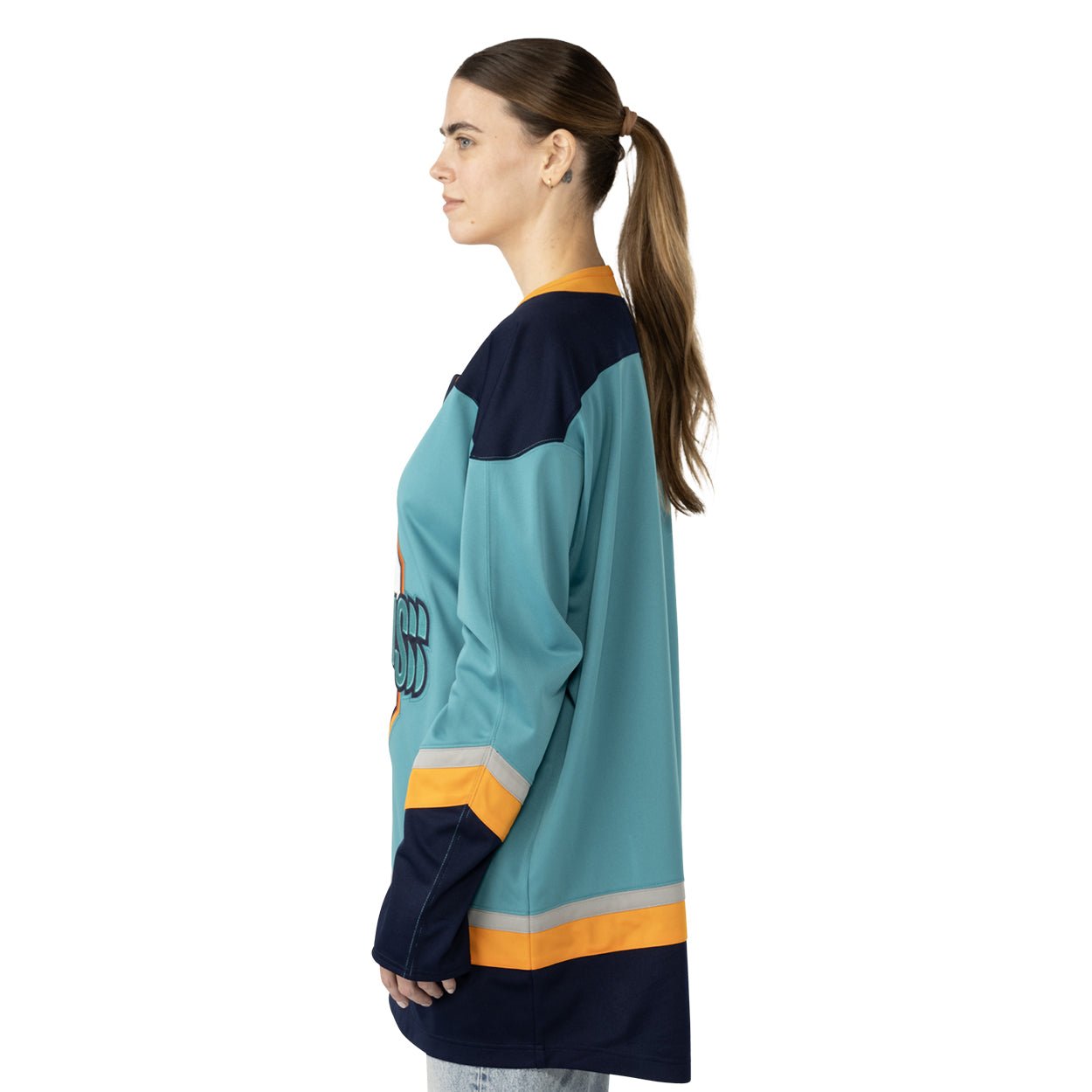 New York Sirens Adult Bauer Replica Home Jersey - Jersey in Teal