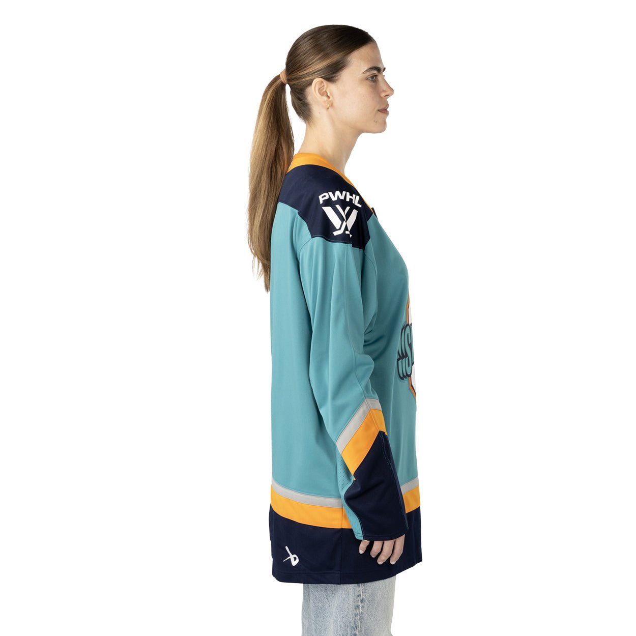 New York Sirens Adult Bauer Replica Home Jersey - Jersey in Teal