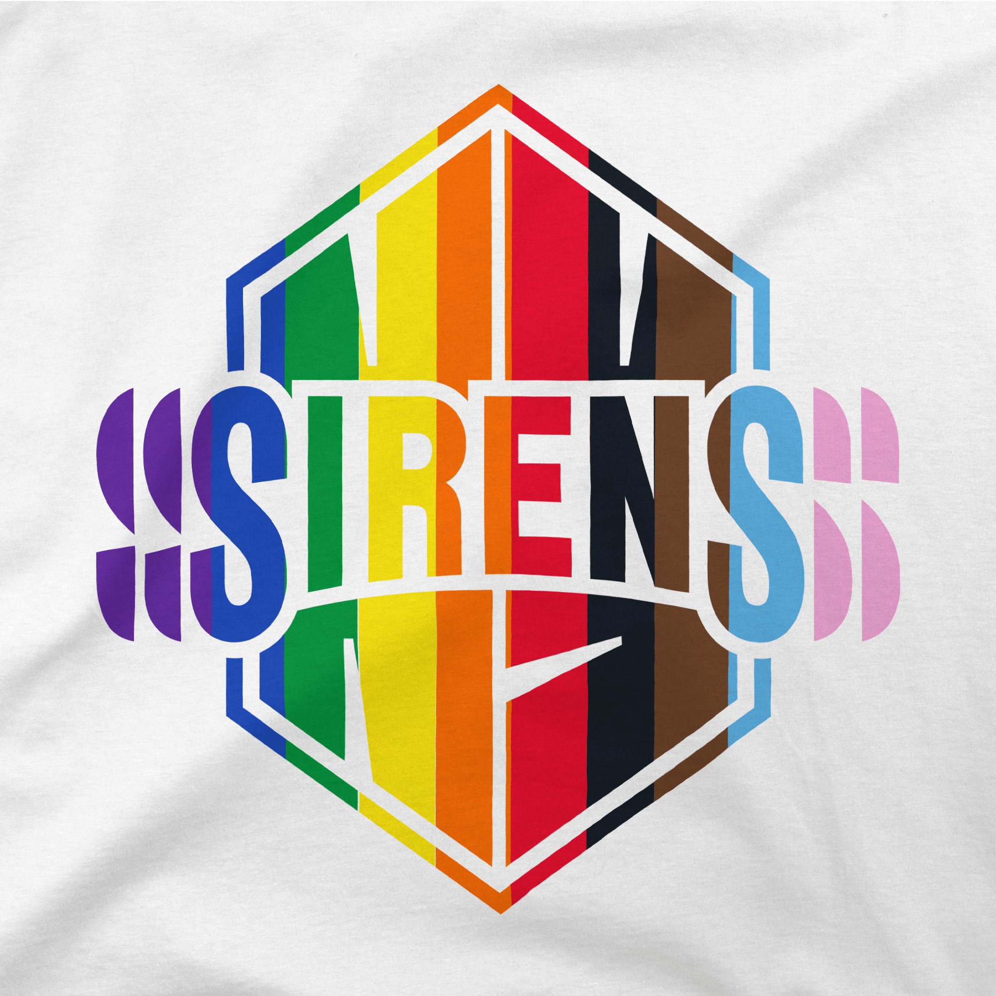Pre - Order New York Sirens Adult Stadium Essentials Pride Urban T-Shirt - T-Shirt in White