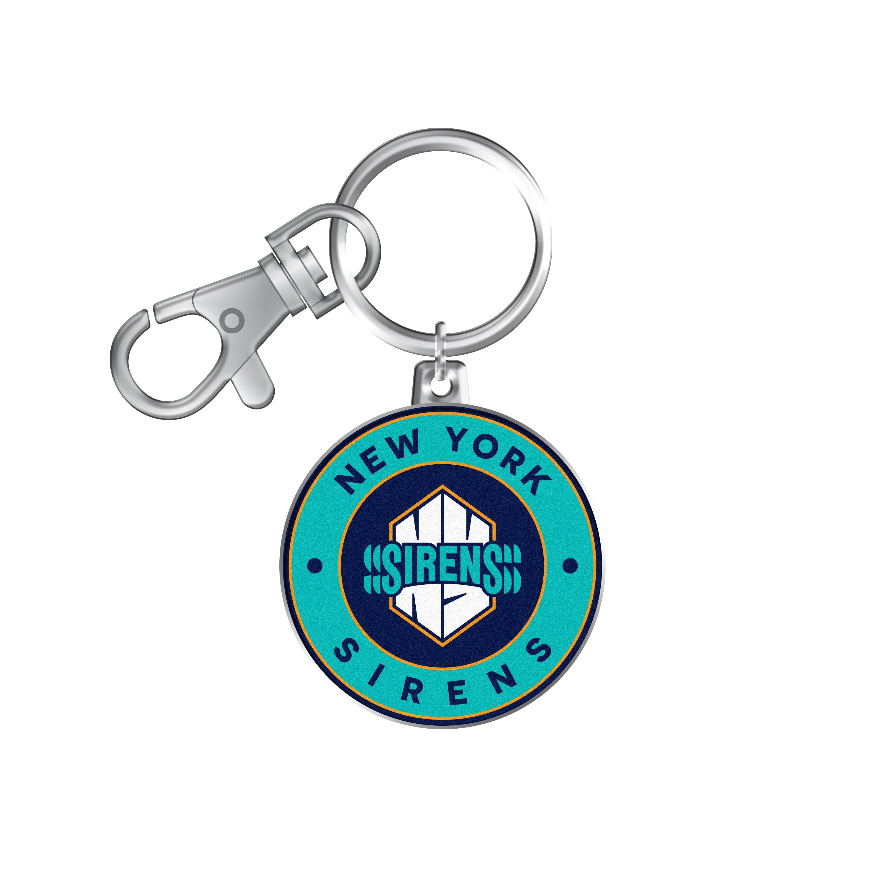 New York Sirens Keychain - Keychains in Teal