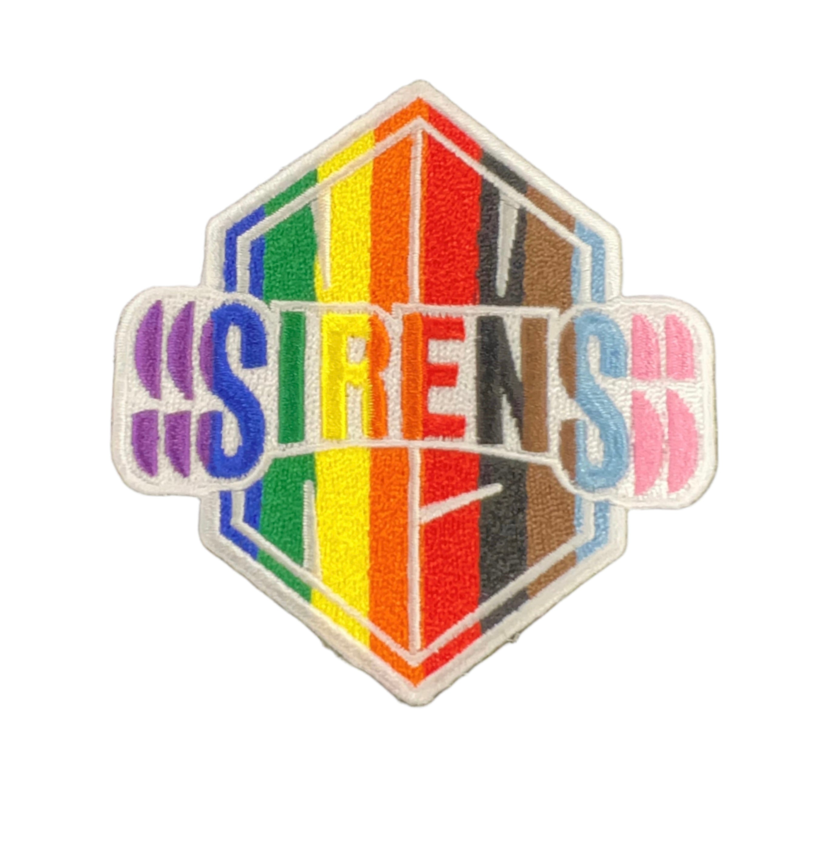 New York Sirens Pride Patch - Patch in Rainbow