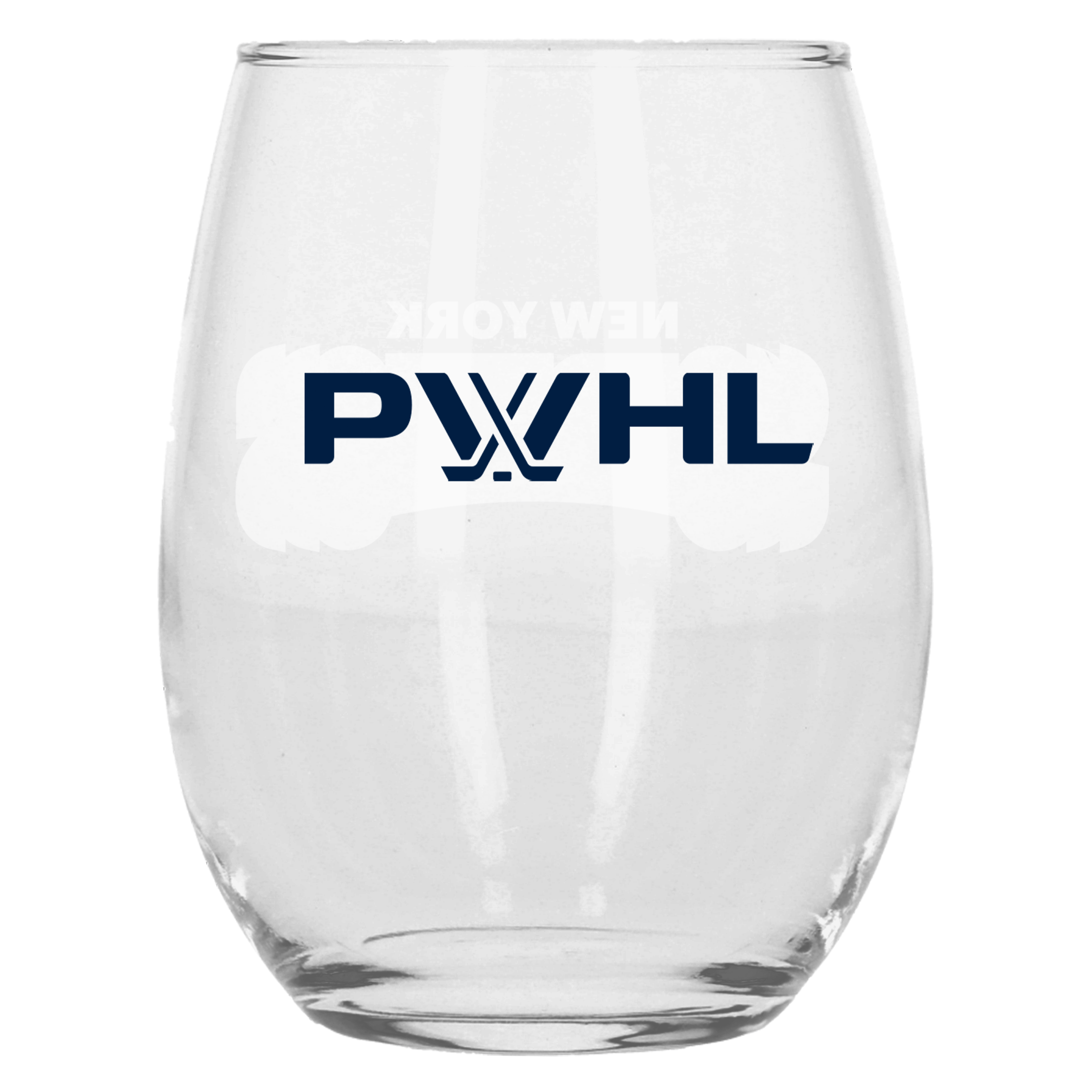 New York Sirens Stemless Wine Glass - Drinkware in Clear