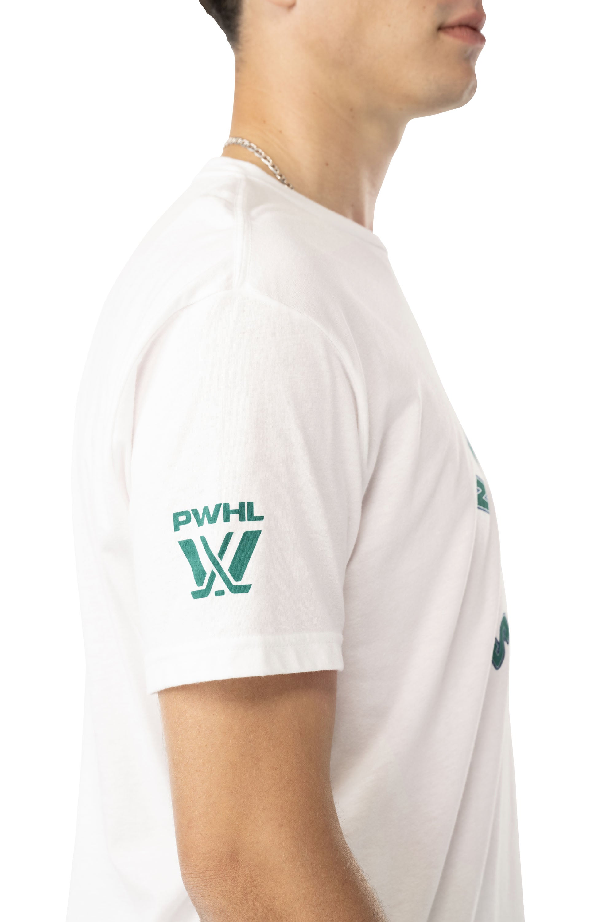 New York Sirens Unisex Bauer Circle Logo T-Shirt - T-Shirt in White