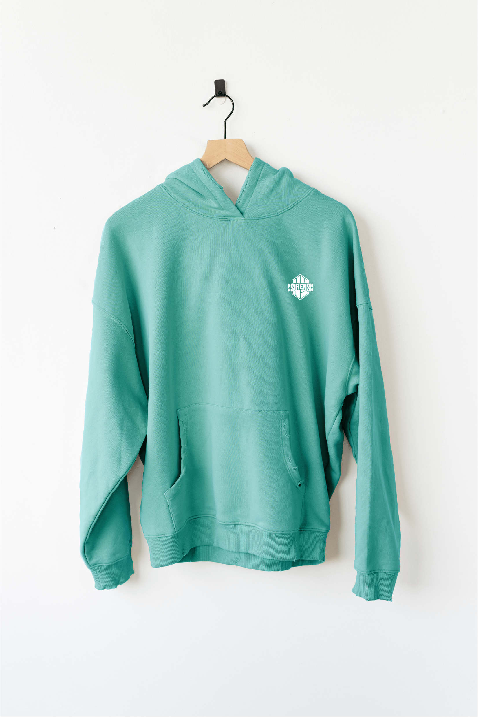 New York Sirens Unisex Line Change Back Hit Hockey Hoodie - Hoodie in Teal