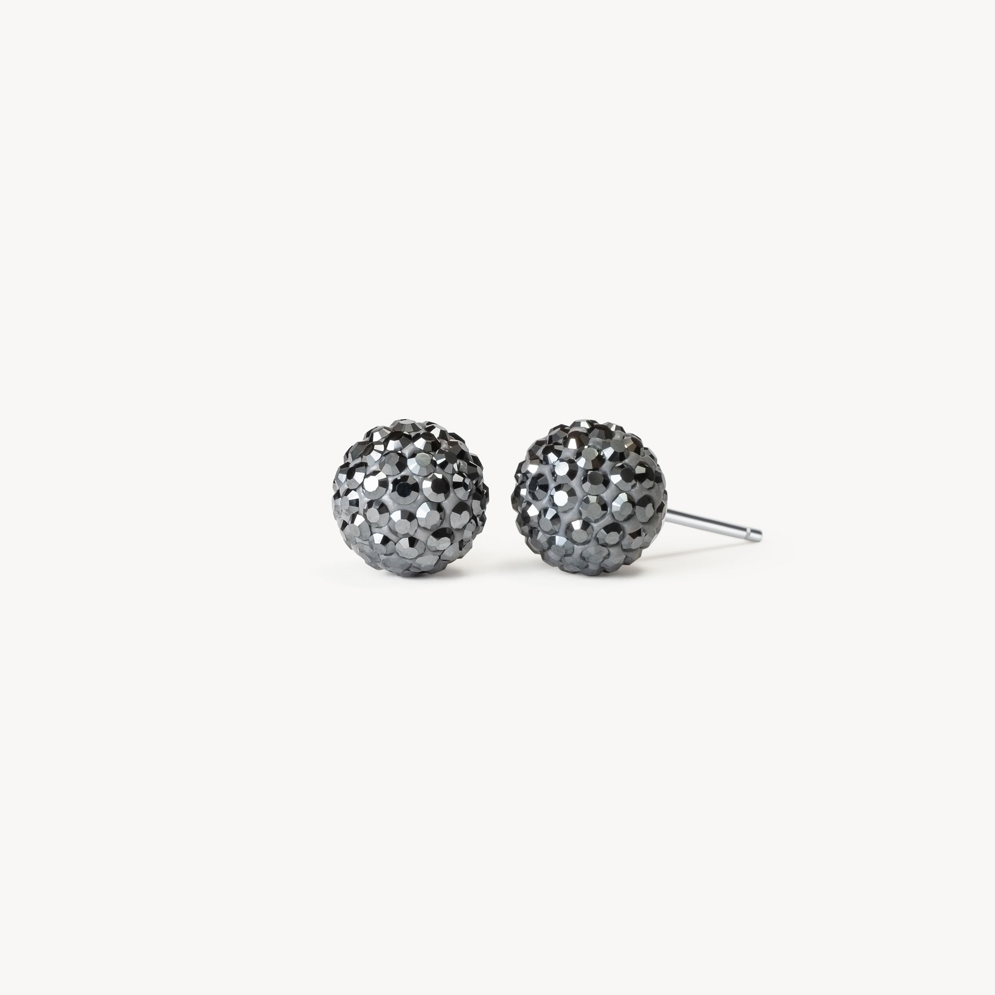 Ottawa Charge Hillberg & Berk Small Sparkle Ball™ Earrings - Jewelry in Black