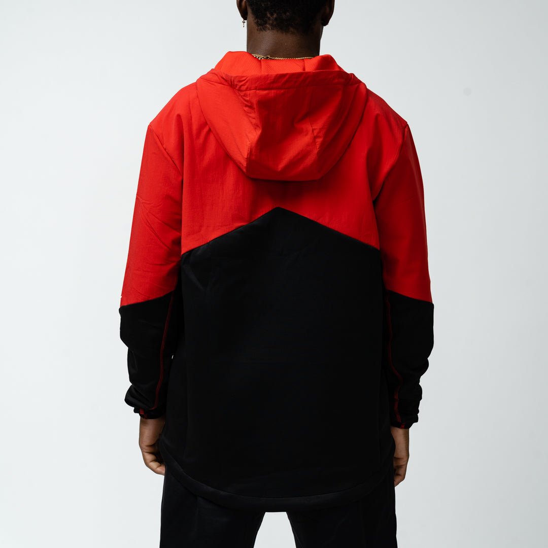 Ottawa Charge Adult Royalty Quarter Zip Podium Hybrid Jacket - Jacket in Red