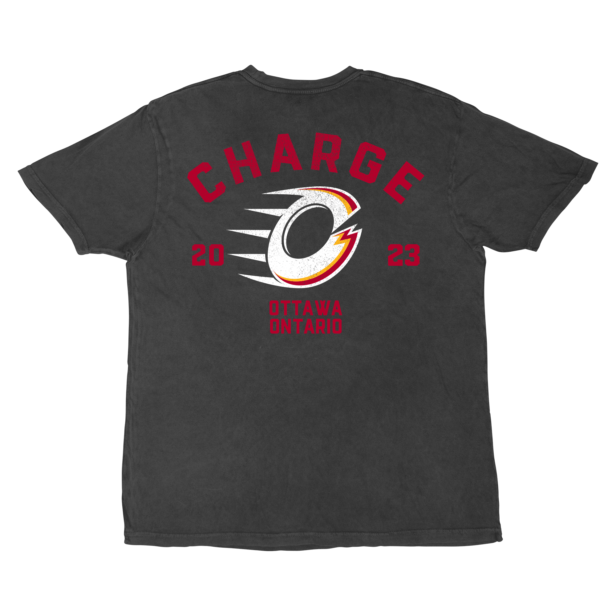 Pre - Order Ottawa Charge Adult Stadium Essentials Get Back Vintage T-Shirt - T-Shirt in Vintage Black