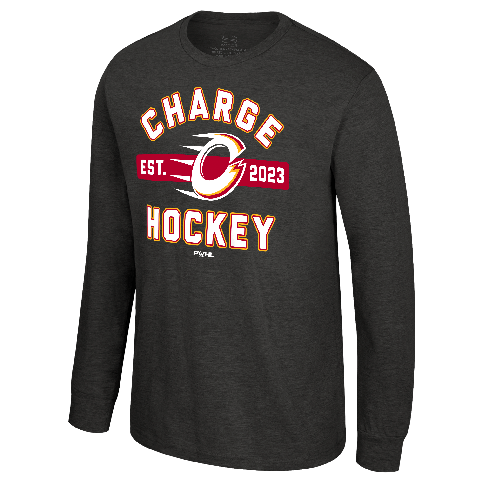 Ottawa Charge Adult Stadium Essentials Issue Long Sleeve T-Shirt - Long Sleeve T-Shirt in Grey