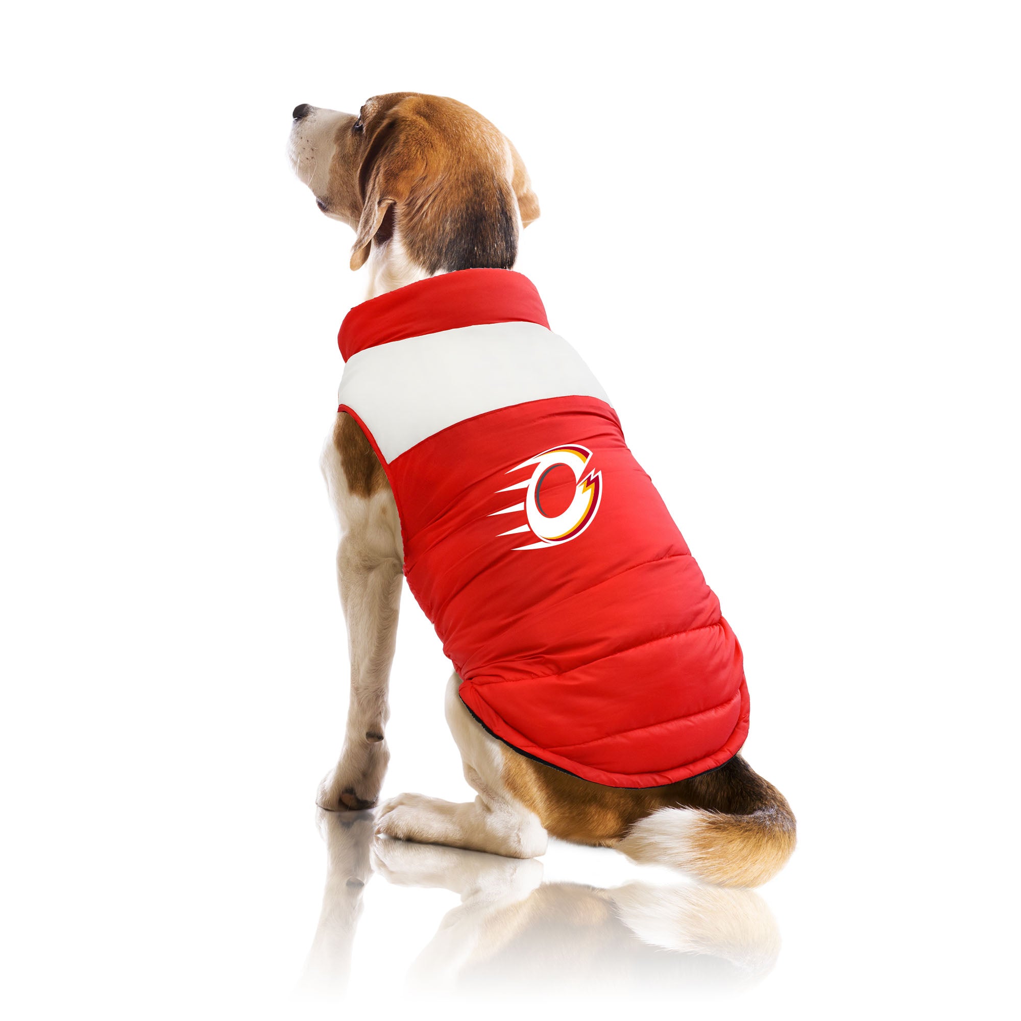 Ottawa Charge Pet Parka Puff Vest - Pet in Red