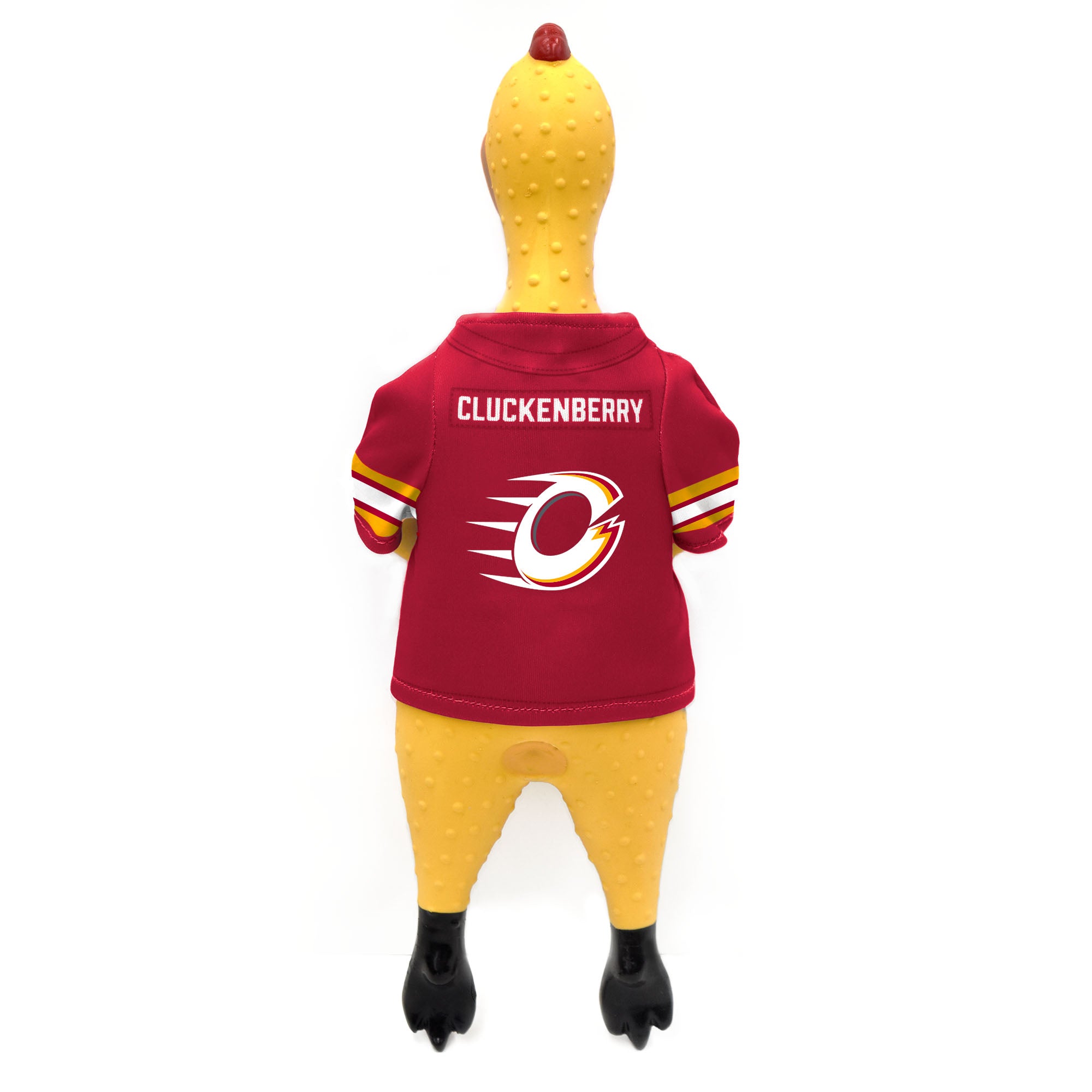 Ottawa Charge Rubber Chicken Pet Toy - Pet in One Size