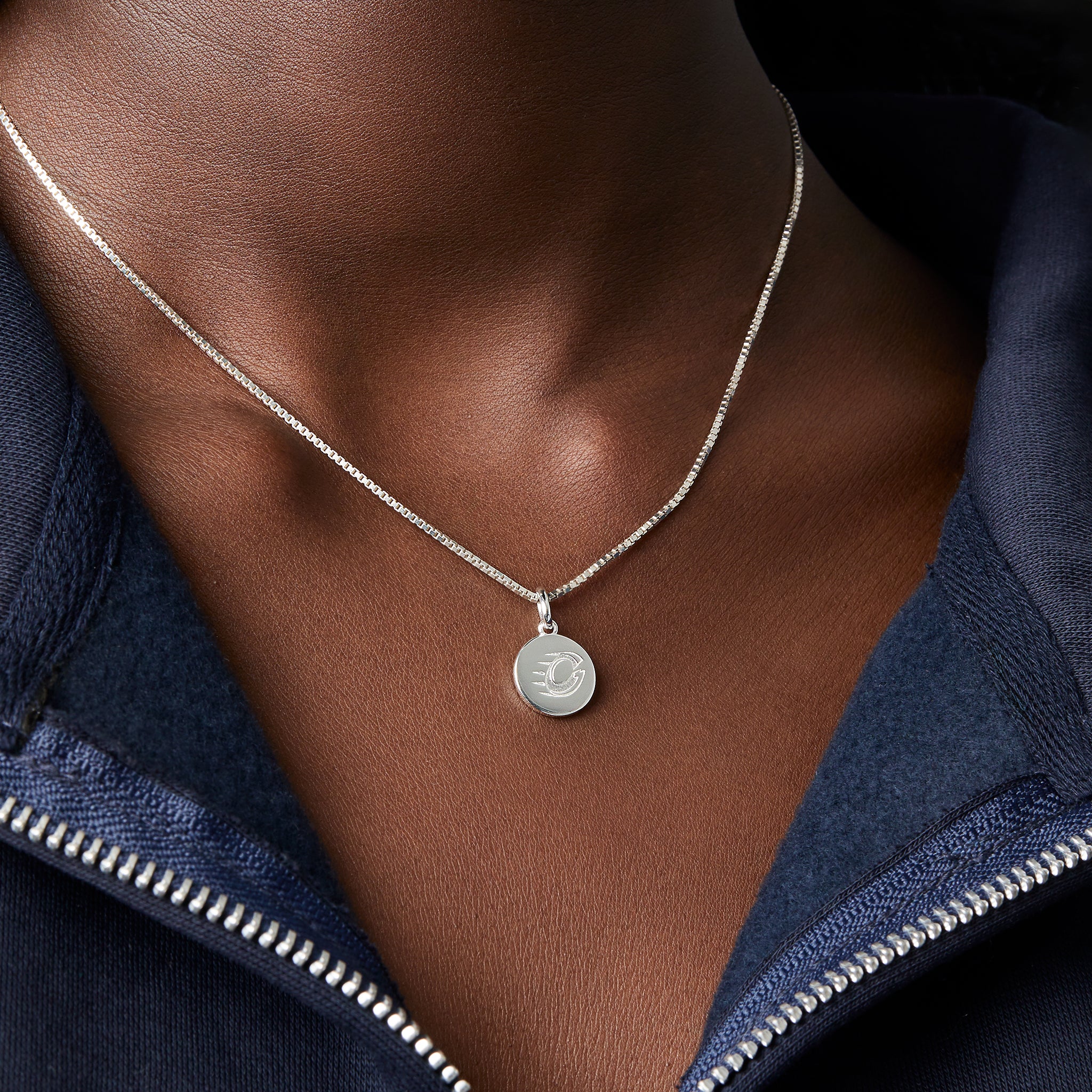 Ottawa Charge Hillberg & Berk Silver Medallion Necklace - Jewelry in Silver