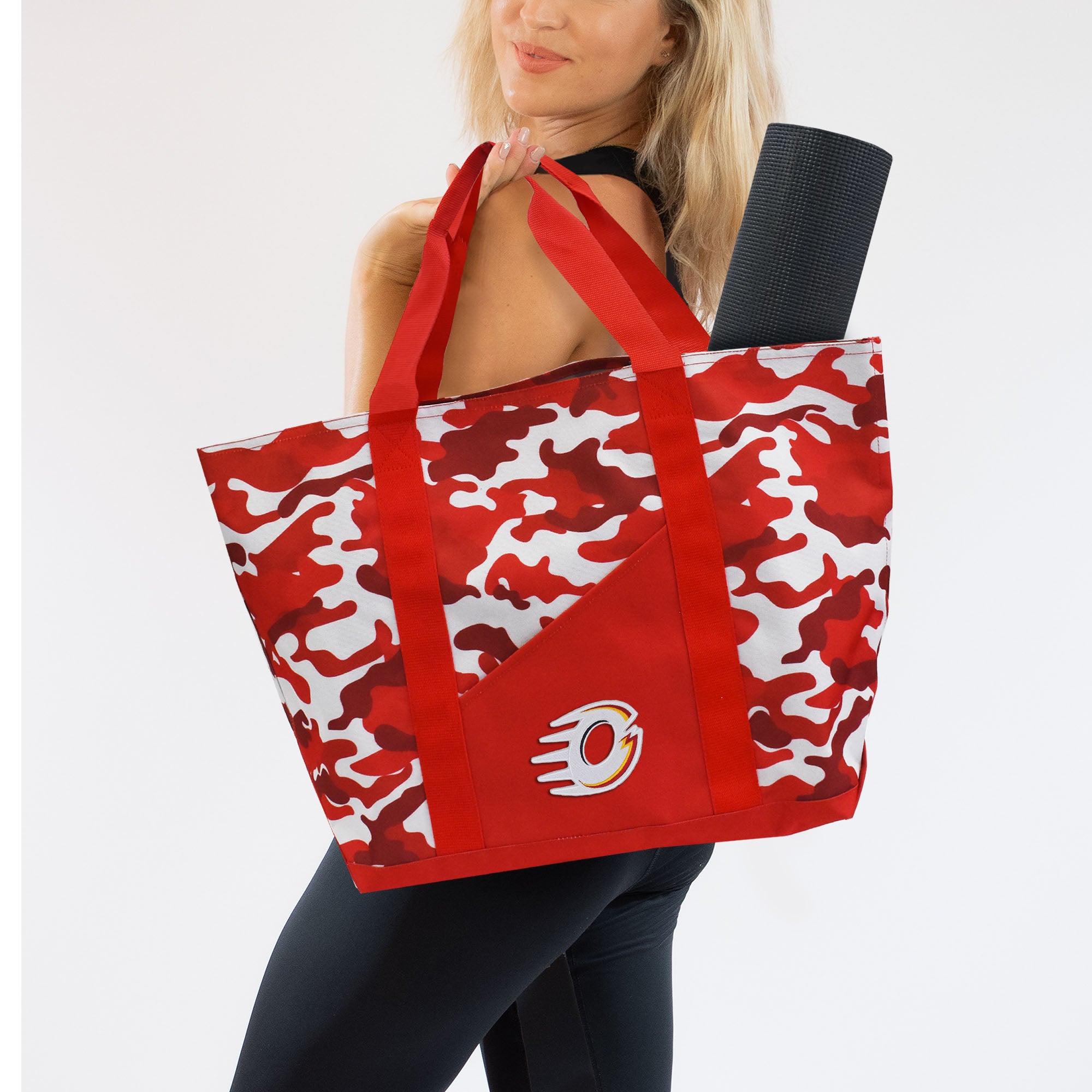 Ottawa Charge Super - Duty Camo Tote - Bags in Red