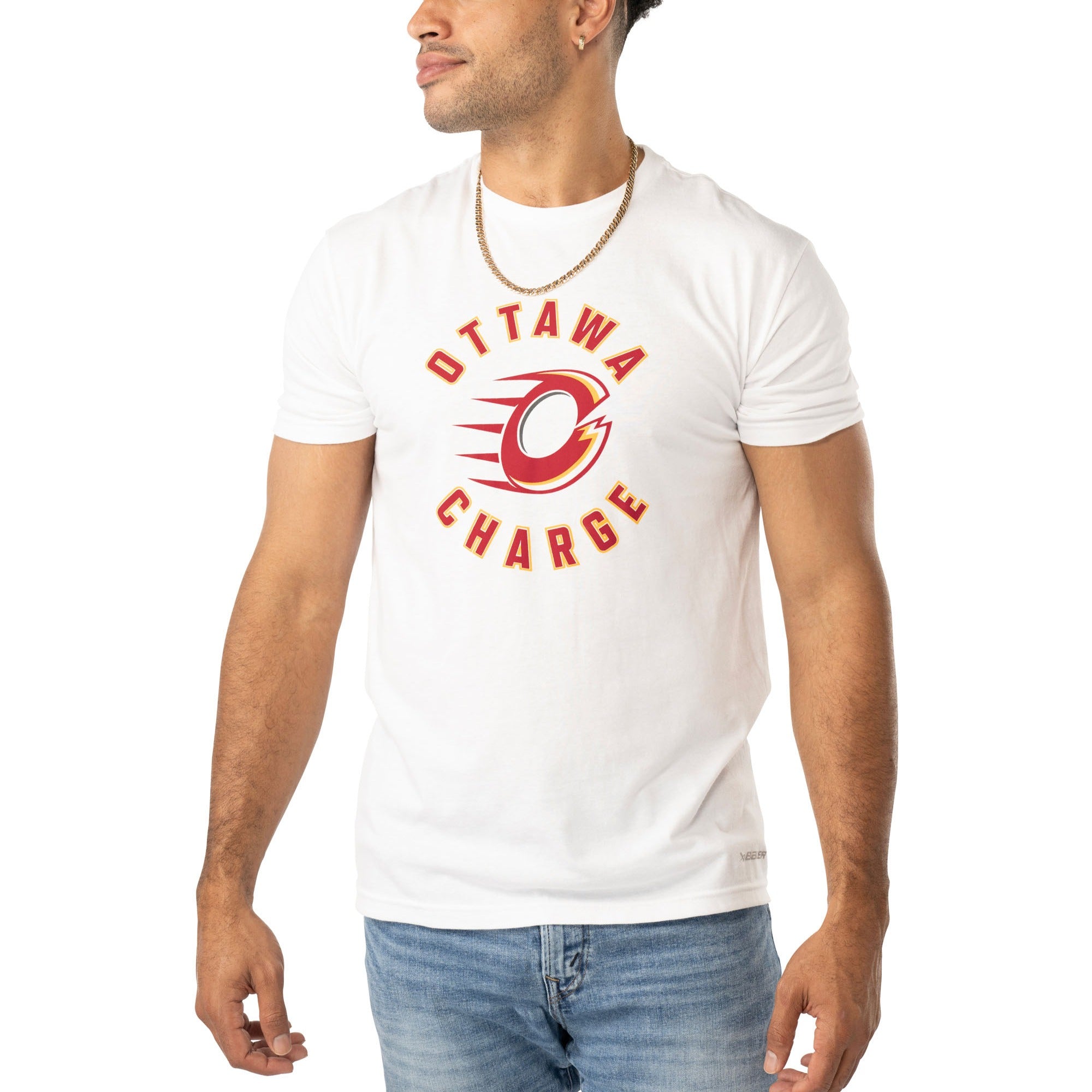 Ottawa Charge Unisex Bauer Circle Logo T-Shirt - T-Shirt in White