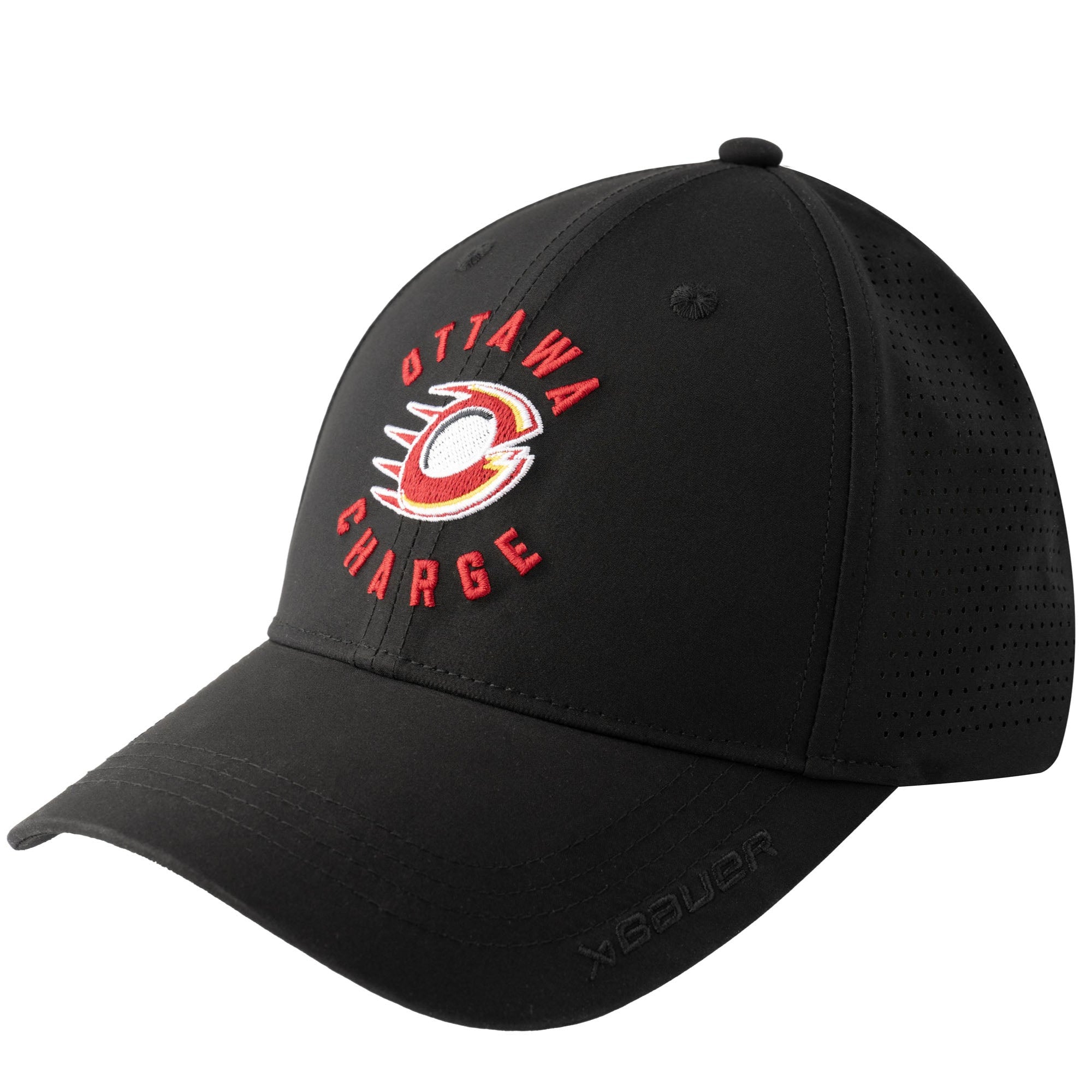 Ottawa Charge Unisex Bauer Performance Logo Hat - Hat in Black