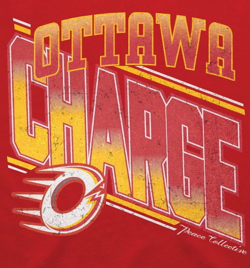 Ottawa Charge Unisex Peace Collective Vintage Fleece Crew