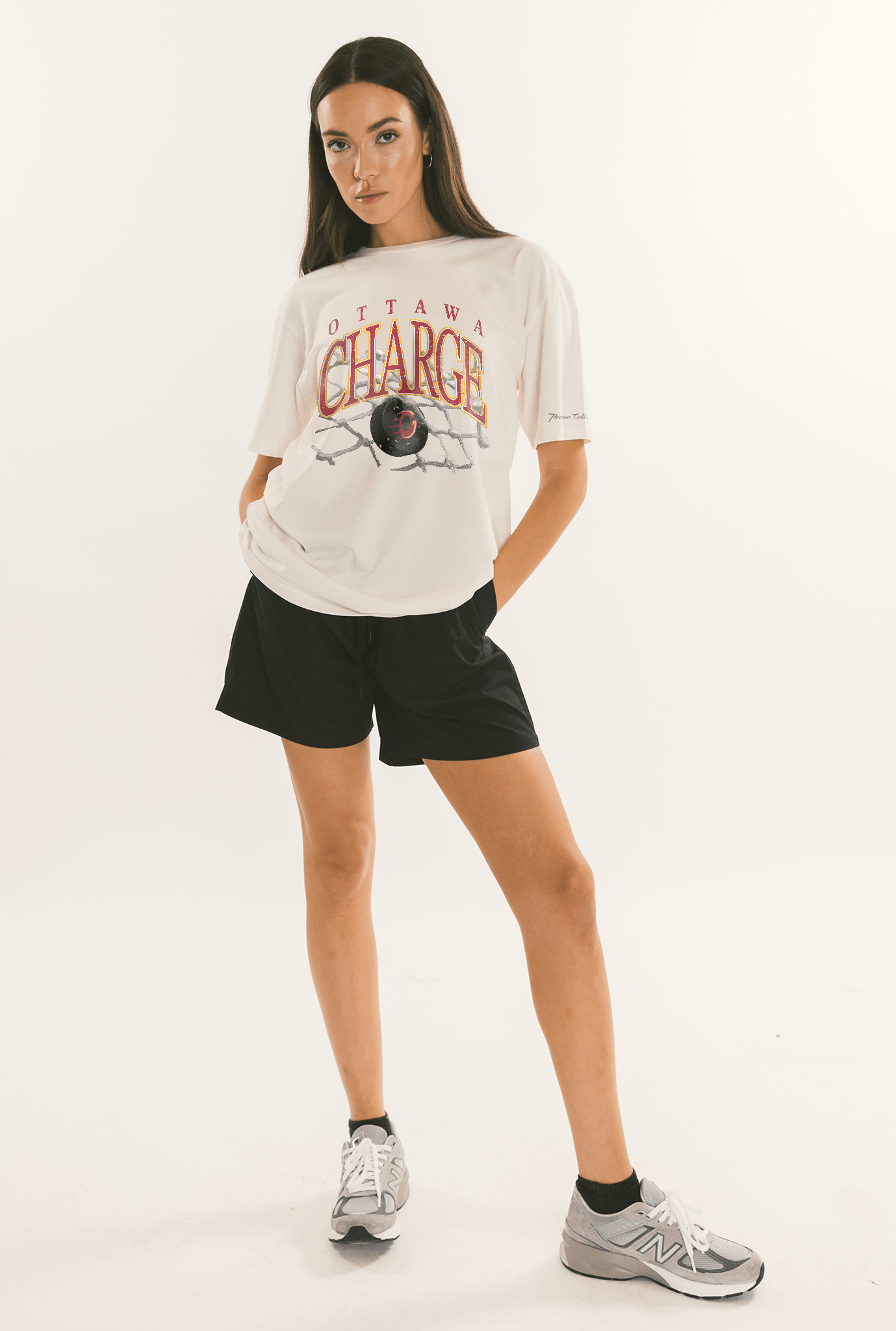 Ottawa Charge Unisex Peace Collective Vintage Heavy Weight T-Shirt - T-Shirt in Cream