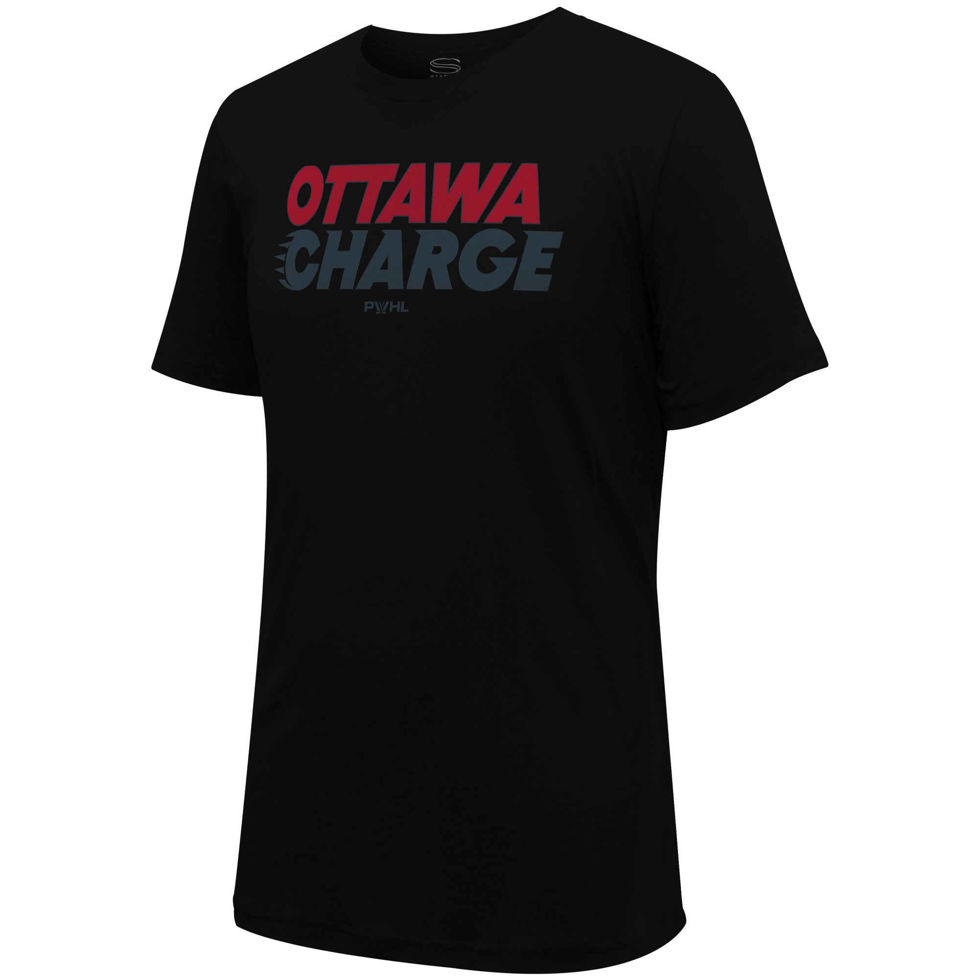 Ottawa Charge Unisex Stadium Essentials Wordmark T-Shirt - T-Shirt in Black