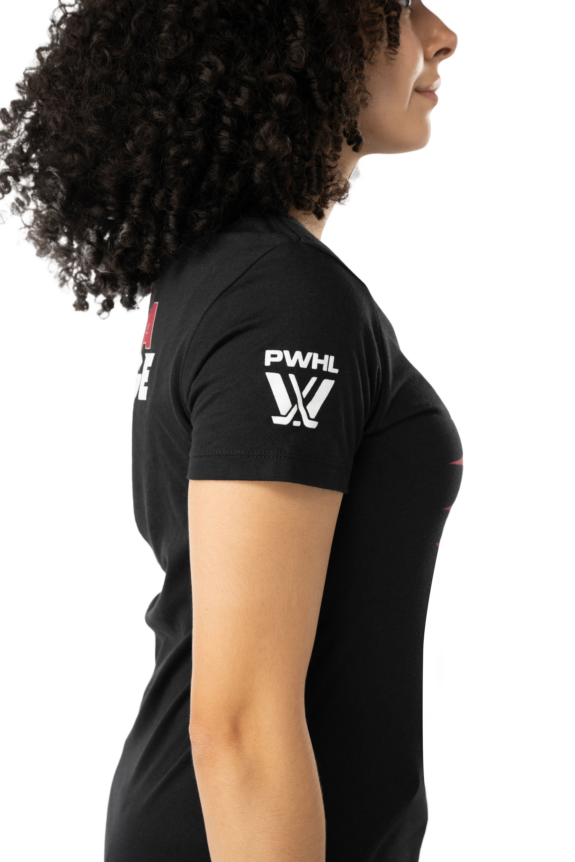 Ottawa Charge Women's Bauer Front Logo Back Name T-Shirt - T-Shirt in Black