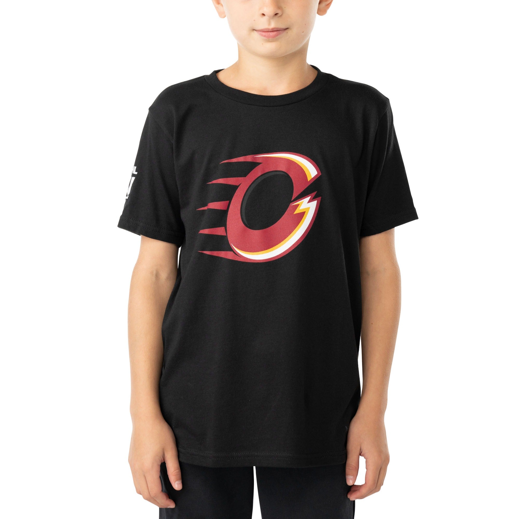 Ottawa Charge Youth Bauer Front Logo Back Name T-Shirt - T-Shirt in Black