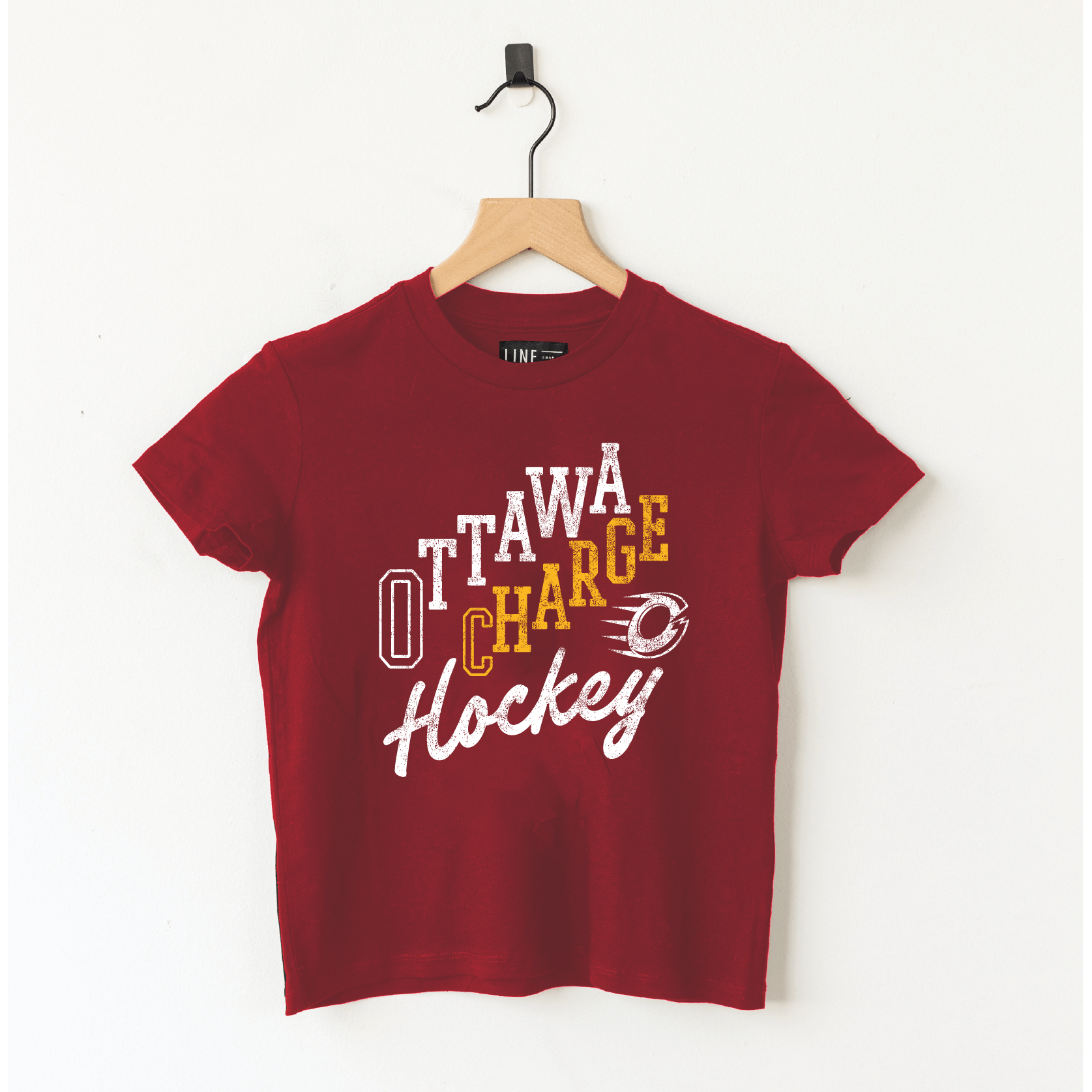 Ottawa Charge Youth Line Change Do It All T-Shirt - T-Shirt in Red