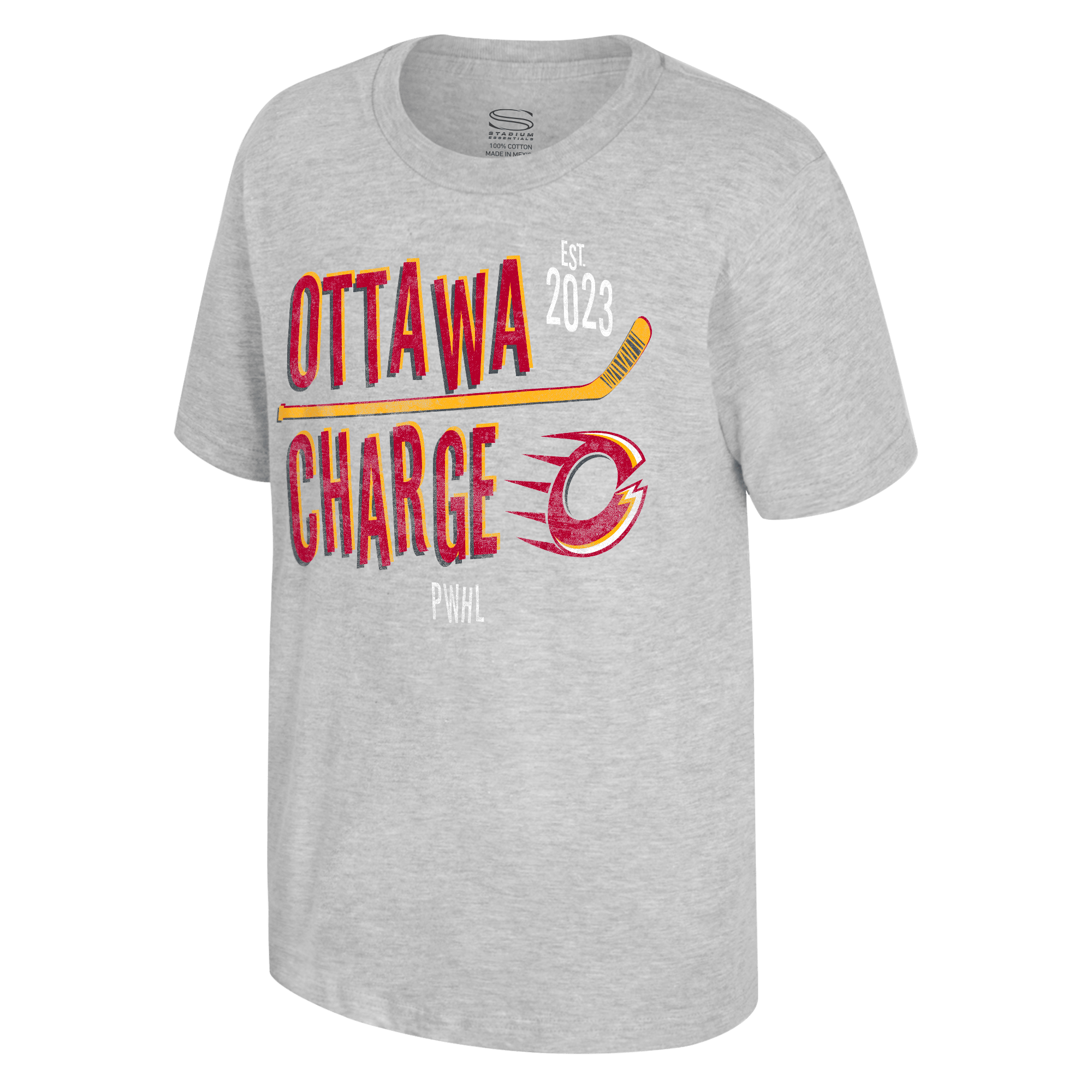 Ottawa Charge Youth Stadium Essentials Stick T-Shirt - T-Shirt in S