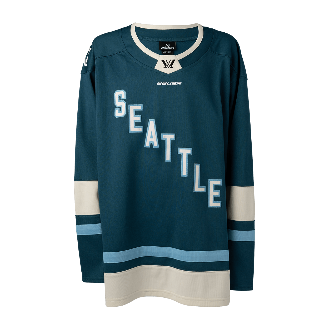 Youth PWHL Seattle Bauer Replica Home Jersey - Jersey in Green