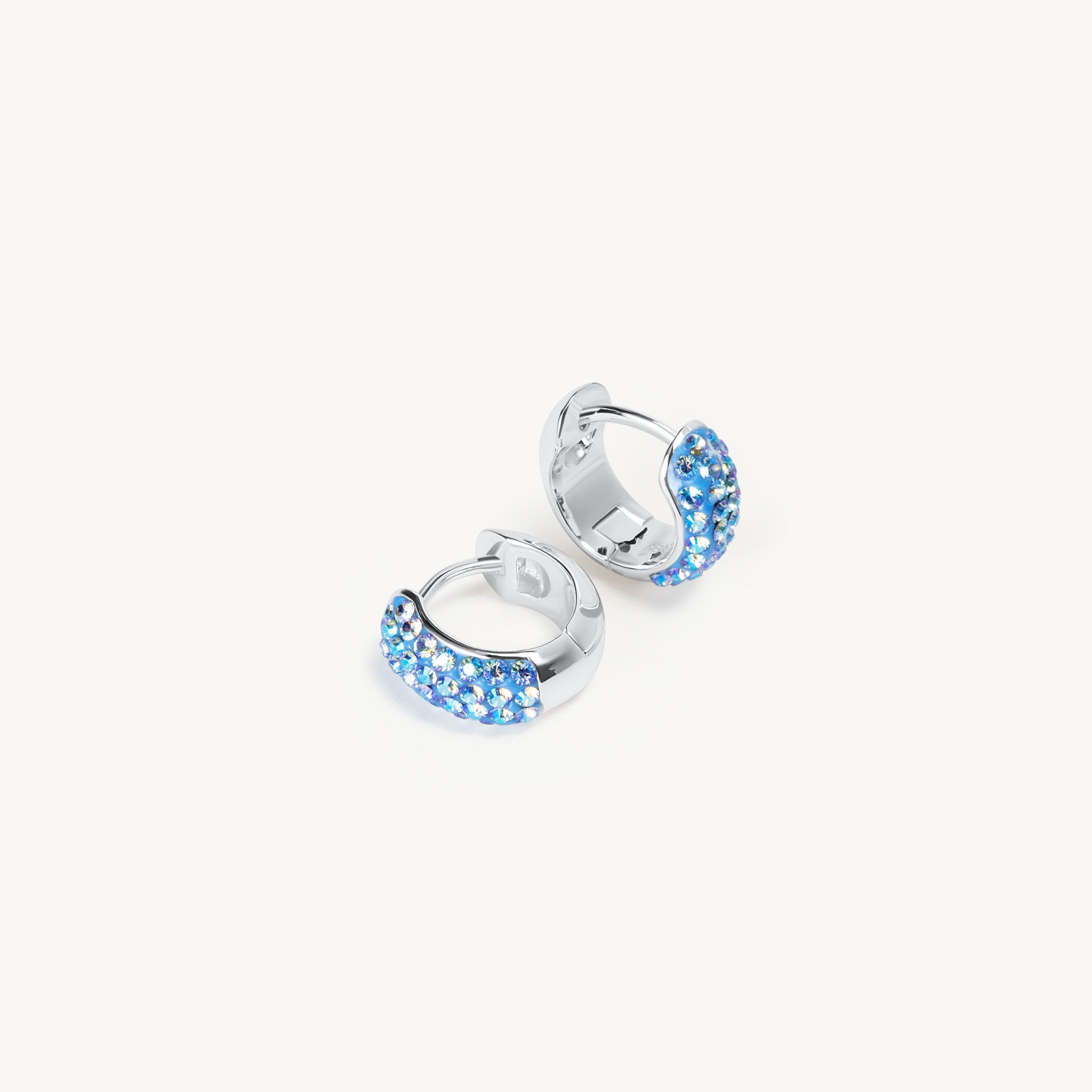 Toronto Sceptres Hillberg & Berk Mini Sparkle Hoops - Jewelry in Blue