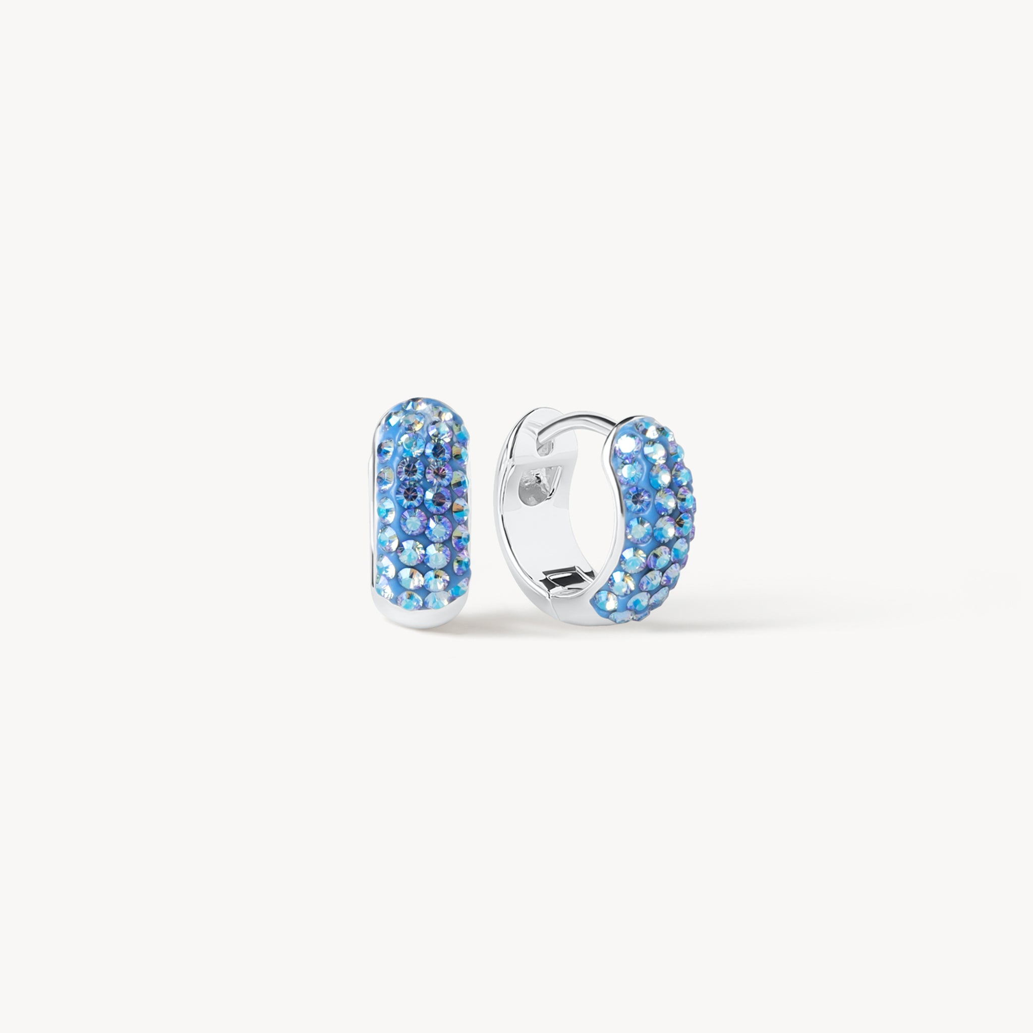 Toronto Sceptres Hillberg & Berk Mini Sparkle Hoops - Jewelry in Blue
