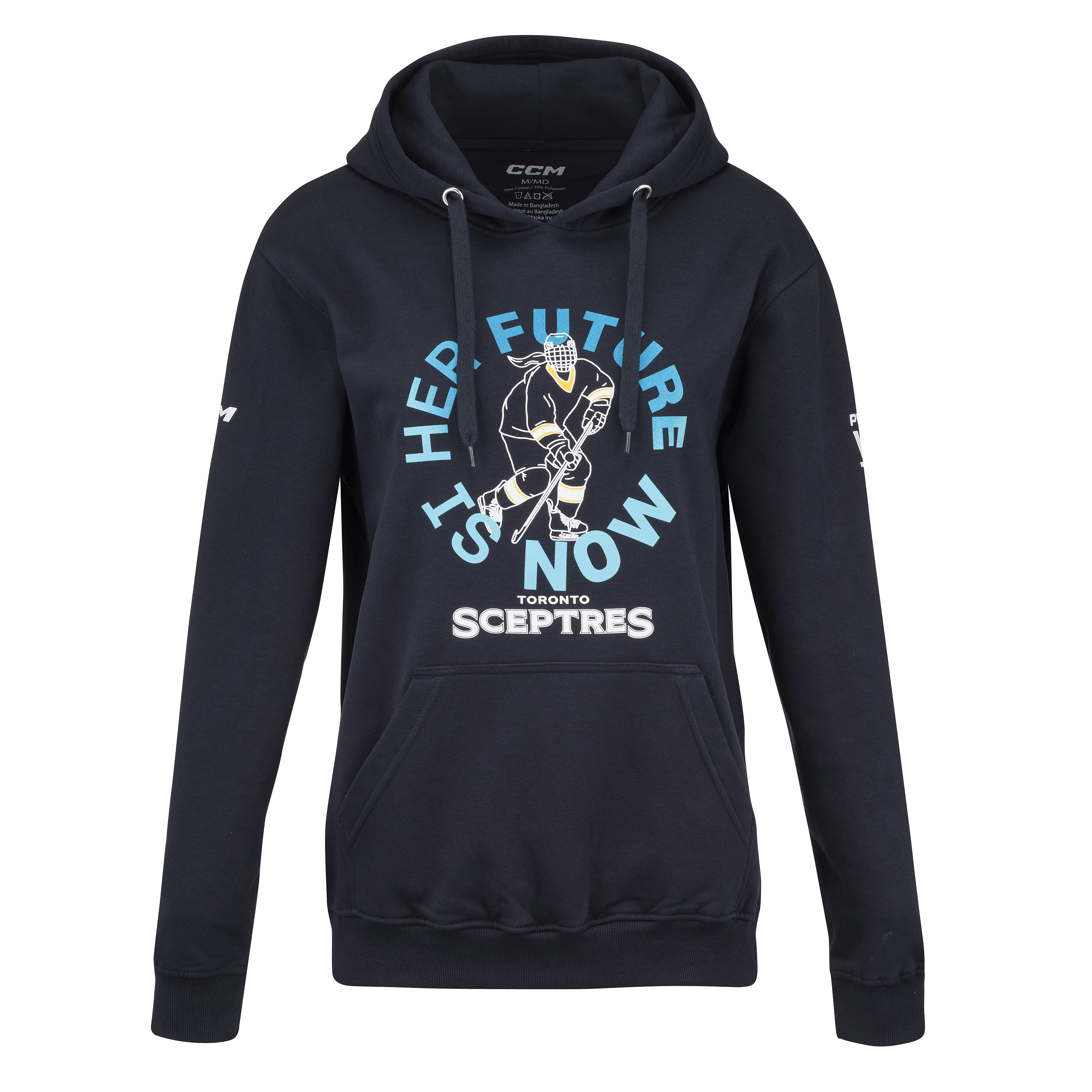 Toronto Sceptres Adult CCM Her Future is Now Player Graphic Hoodie - Hoodie in Navy