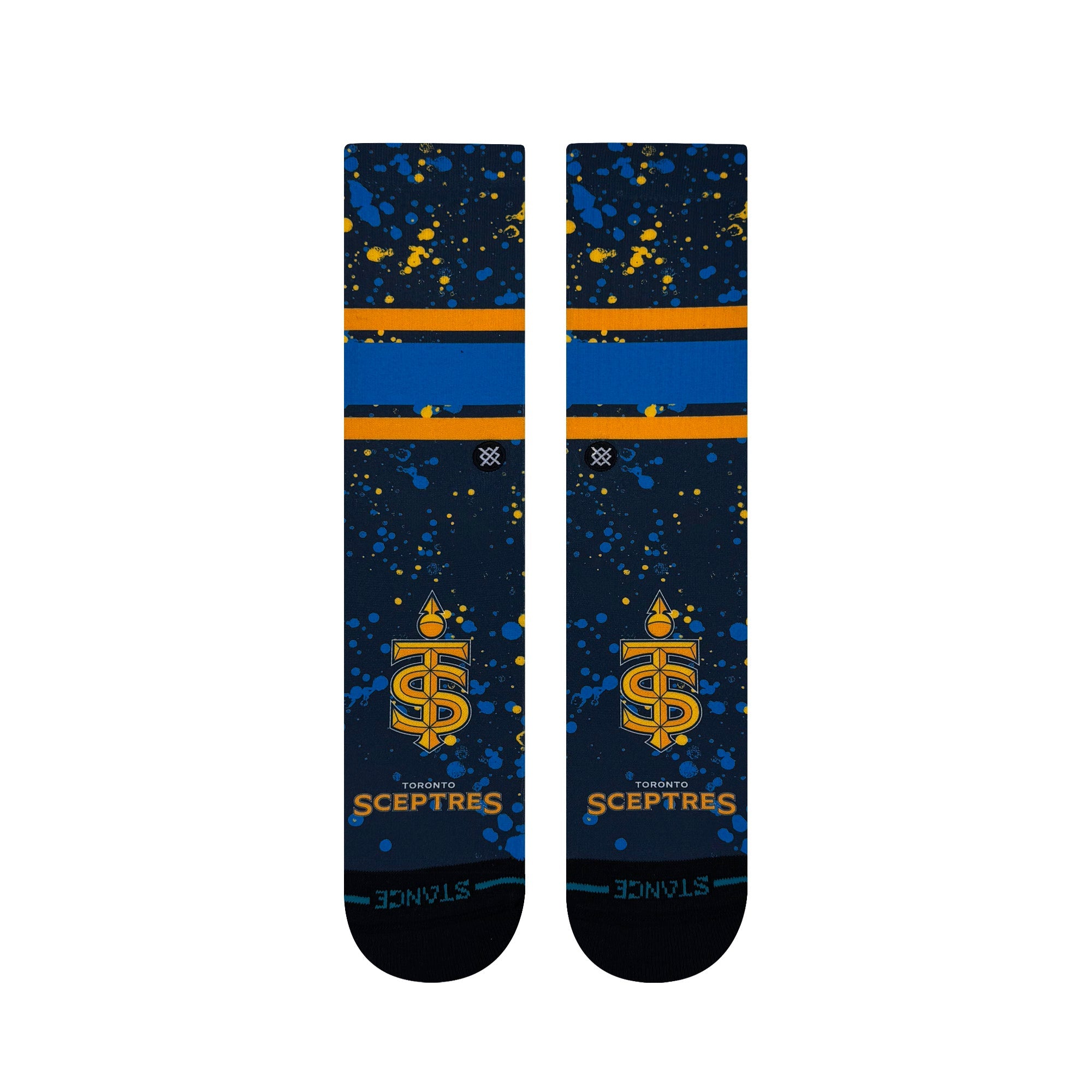 Toronto Sceptres Adult Stance Splatter Crew Socks - Socks in Blue
