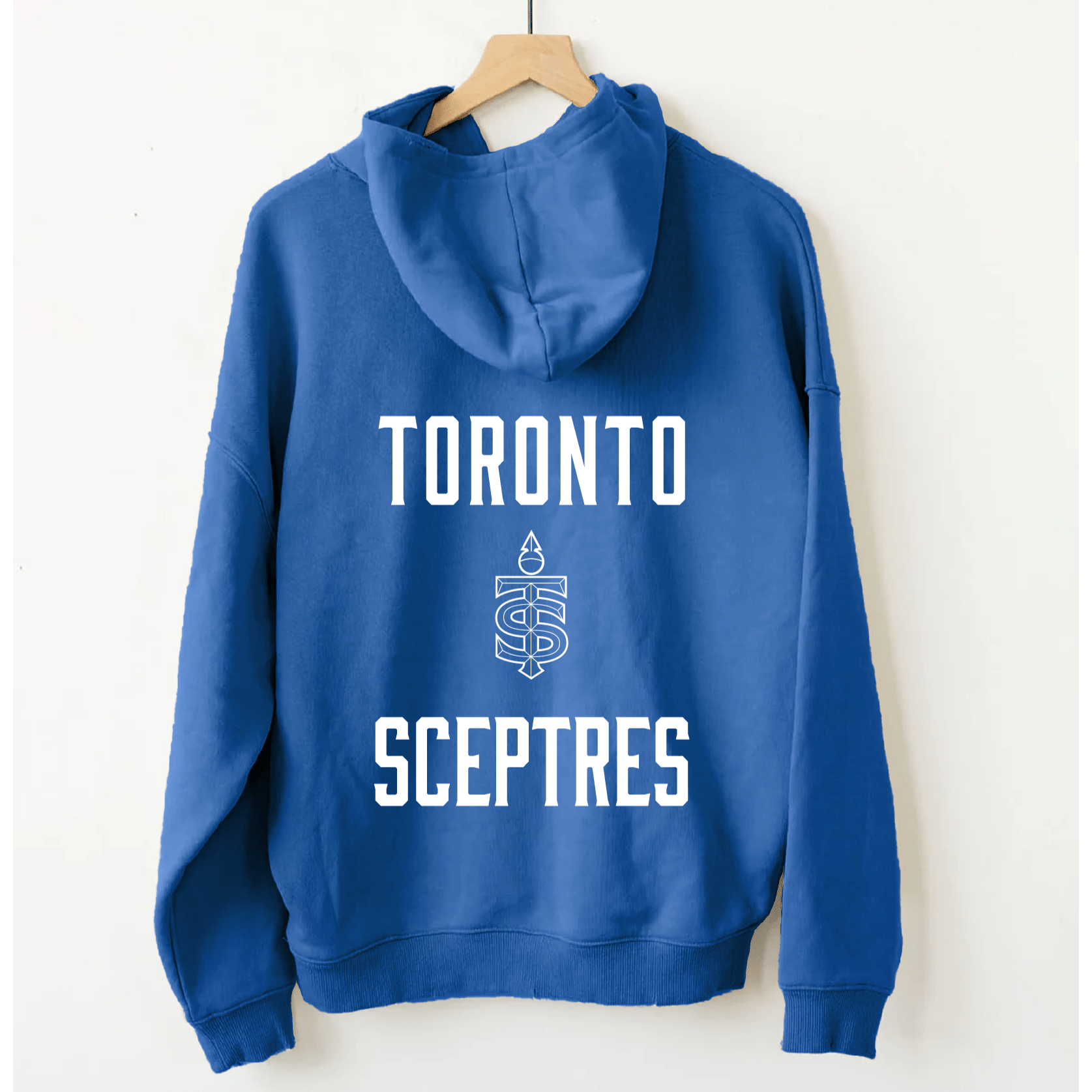 Toronto Sceptres Unisex Line Change Back Hit Hockey Hoodie - Hoodie in Blue