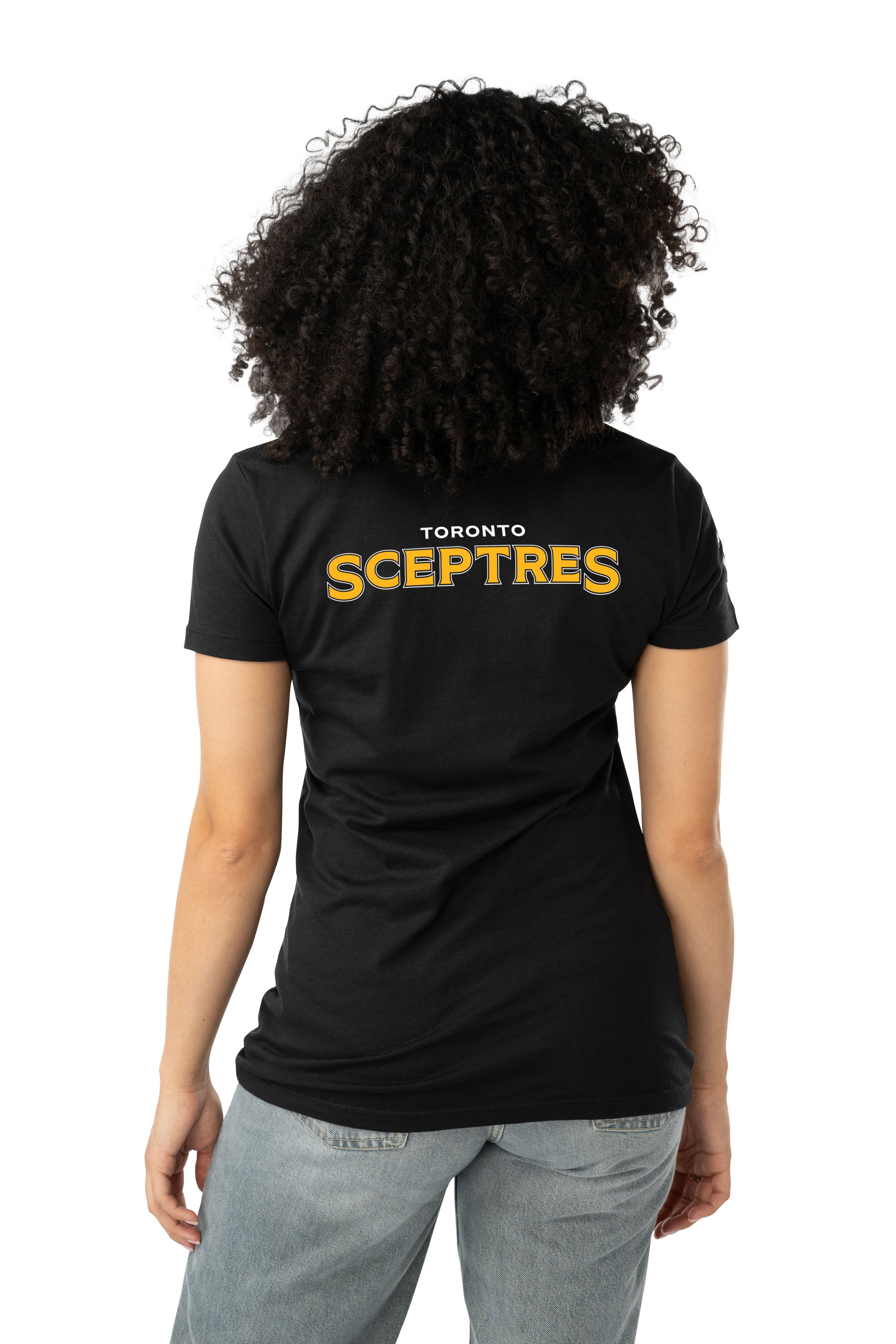Toronto Sceptres Women's Bauer Front Logo Back Name T-Shirt - T-Shirt in Black