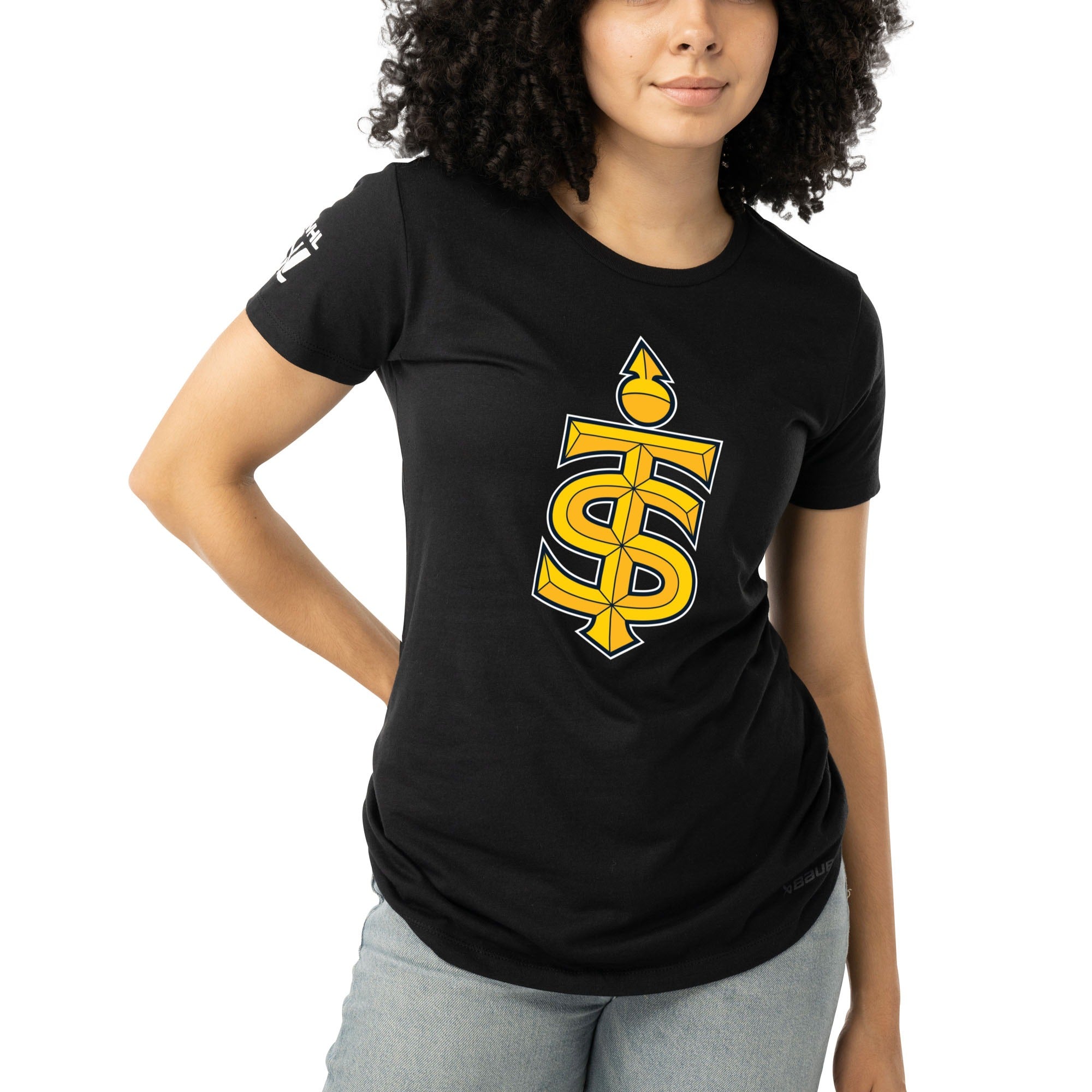 Toronto Sceptres Women's Bauer Front Logo Back Name T-Shirt - T-Shirt in Black