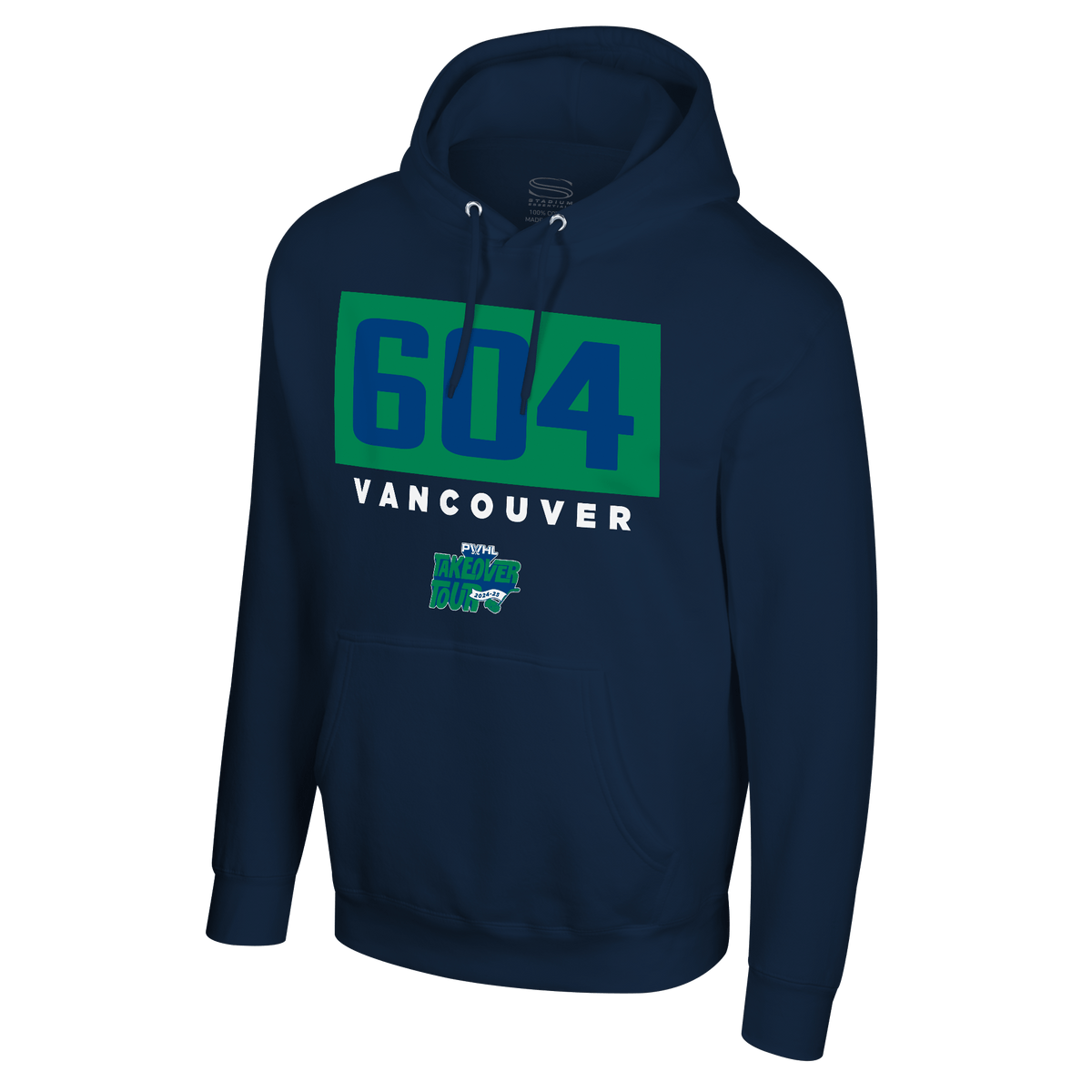 PWHL Adult Stadium Essentials Vancouver Takeover Area Code Crossbar Ho