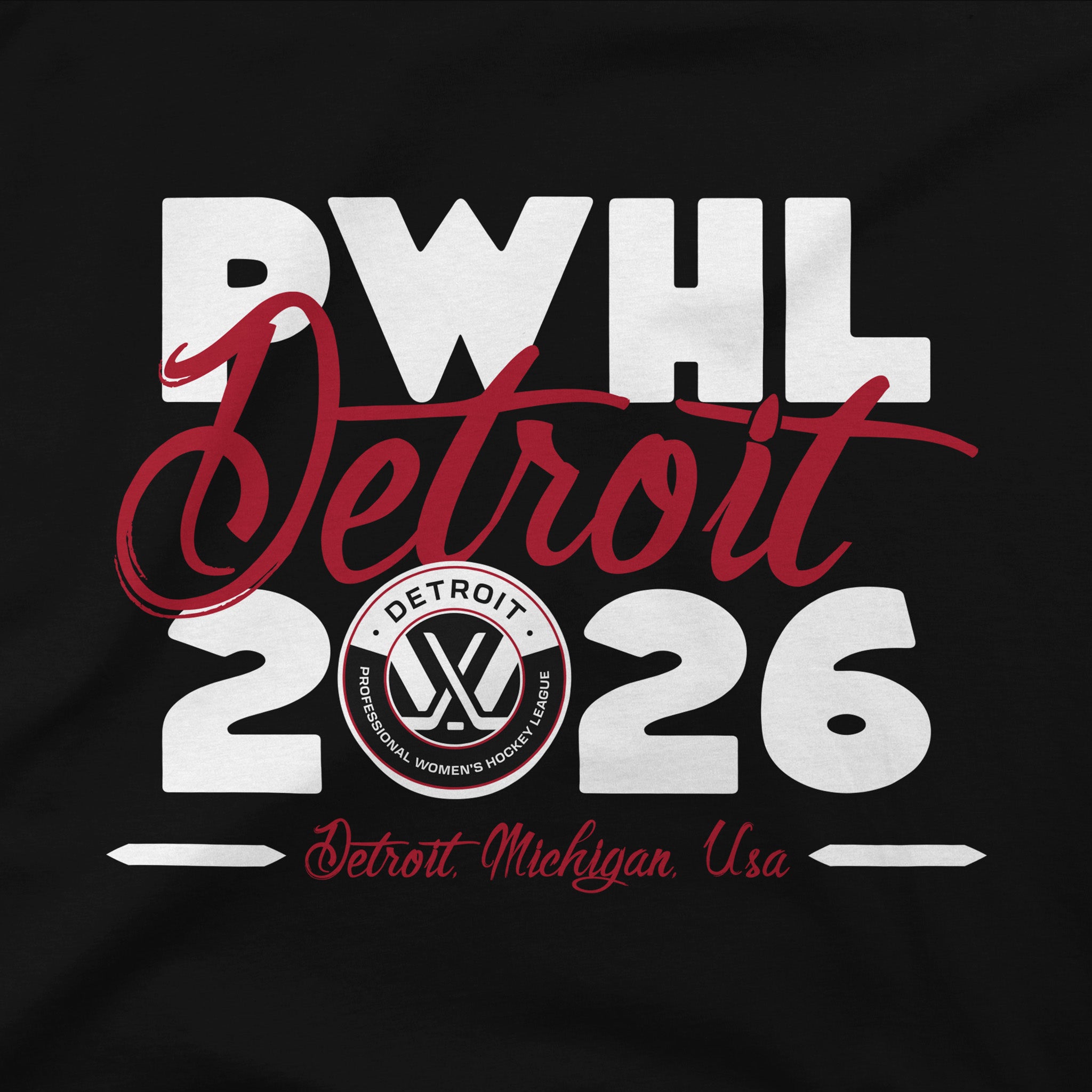 T-shirt Gotcha PWHL Detroit pour enfants Stadium Essentials