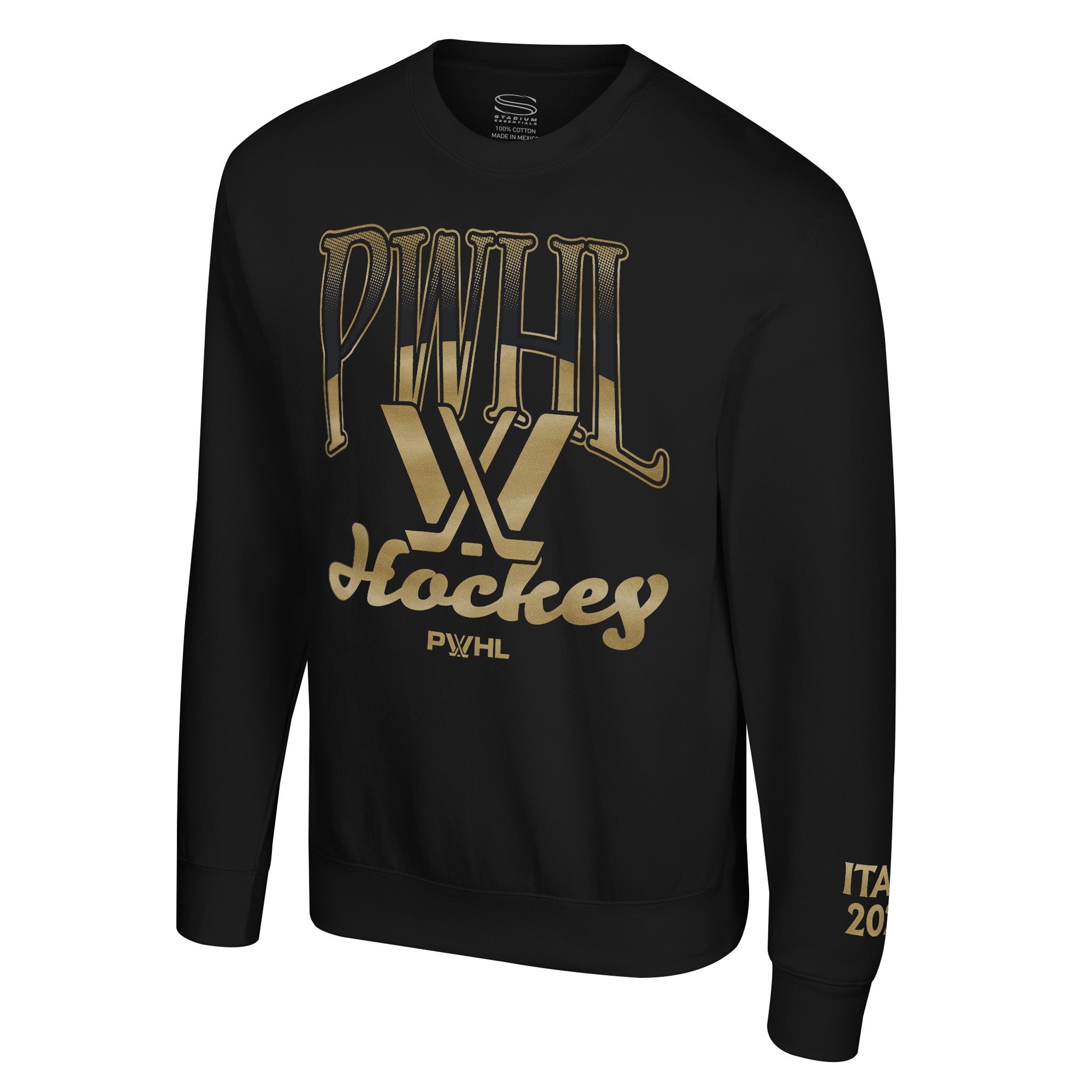 Adult Team PWHL 2026 Italy Sky High Stadium Essentials Crew - Crewneck in S