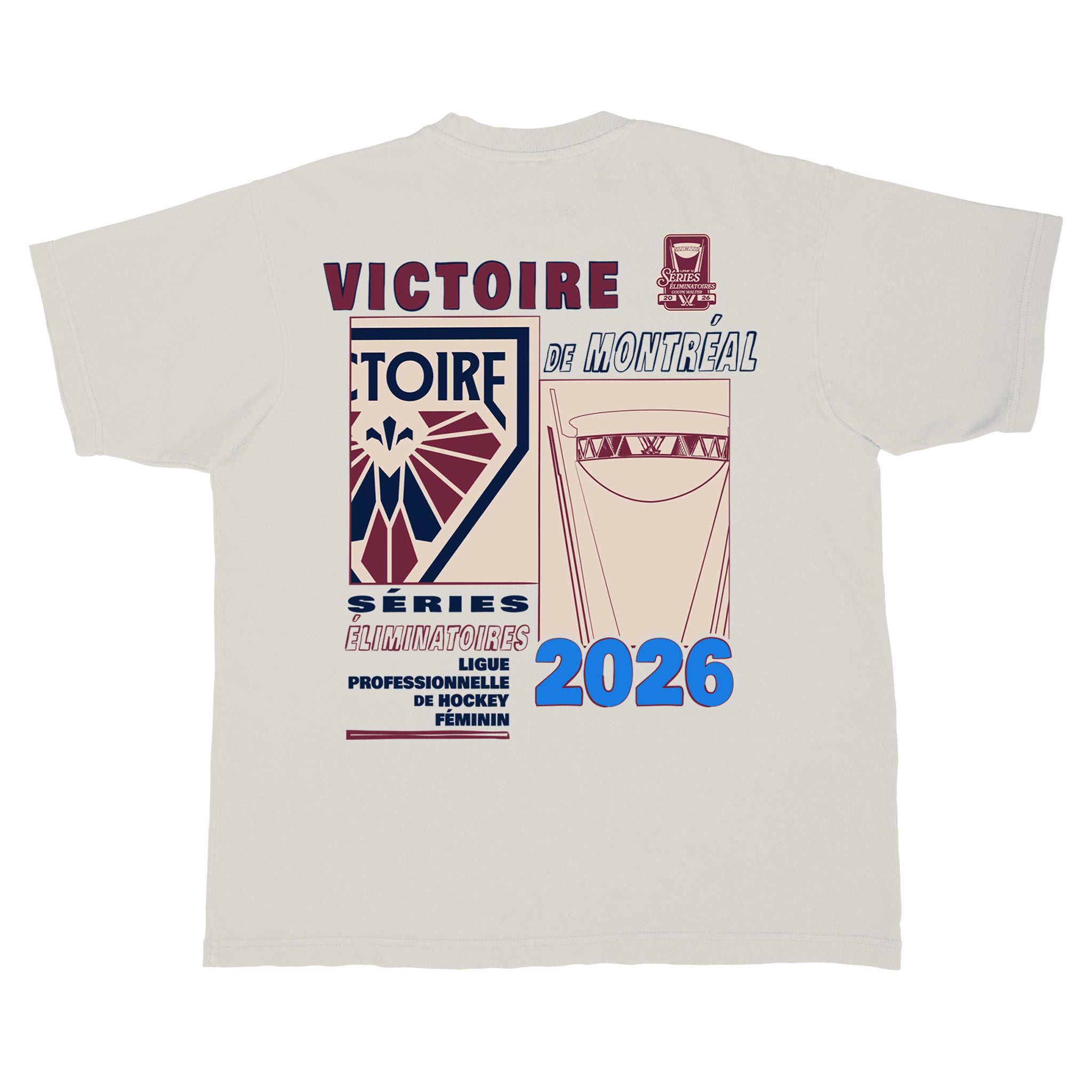 Adult Montreal Victoire Stadium Essentials Playoffs Fragments 2026 Urban T-Shirt - T-Shirt in S