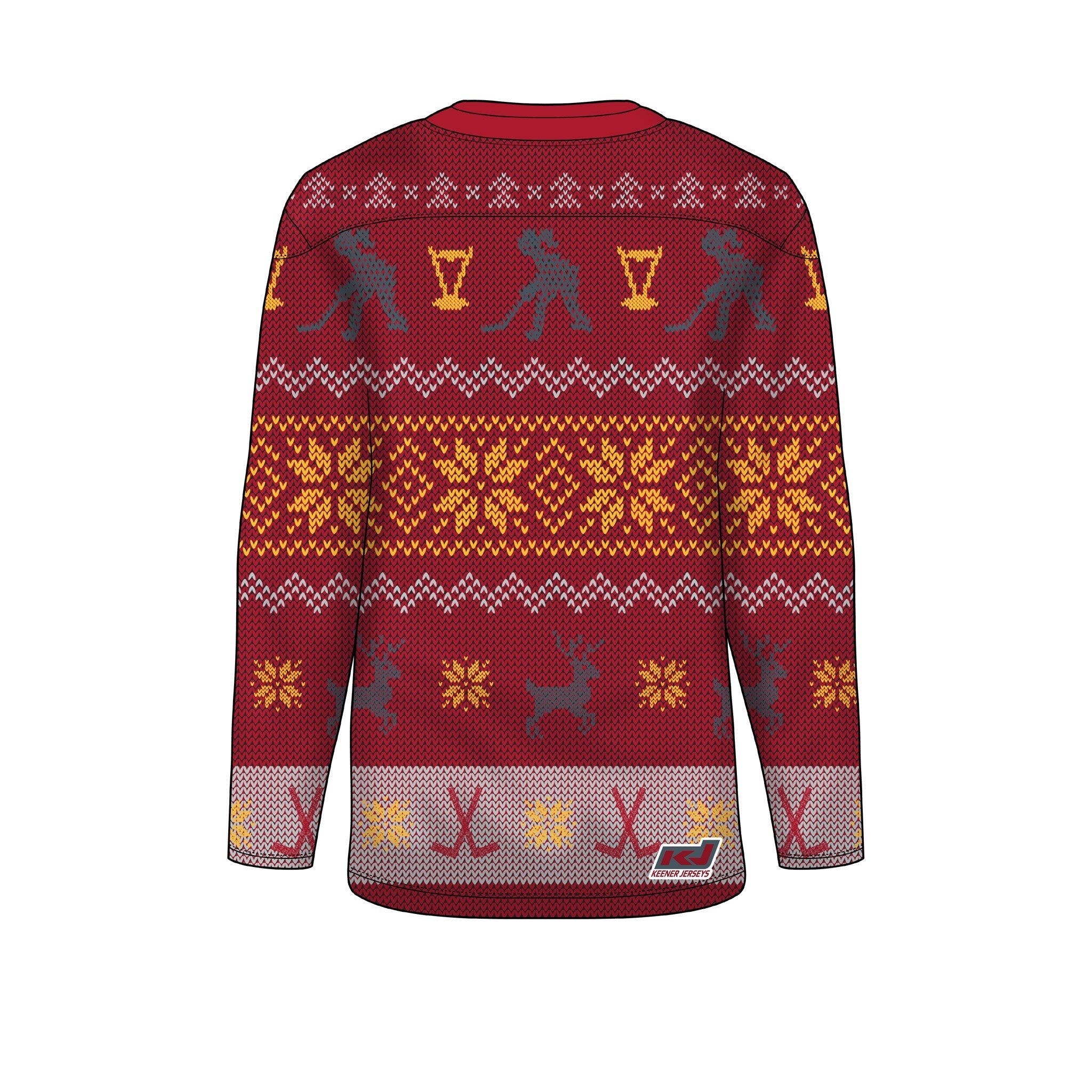 Adult Ottawa Charge Holiday Sweater Jersey - Jersey in S