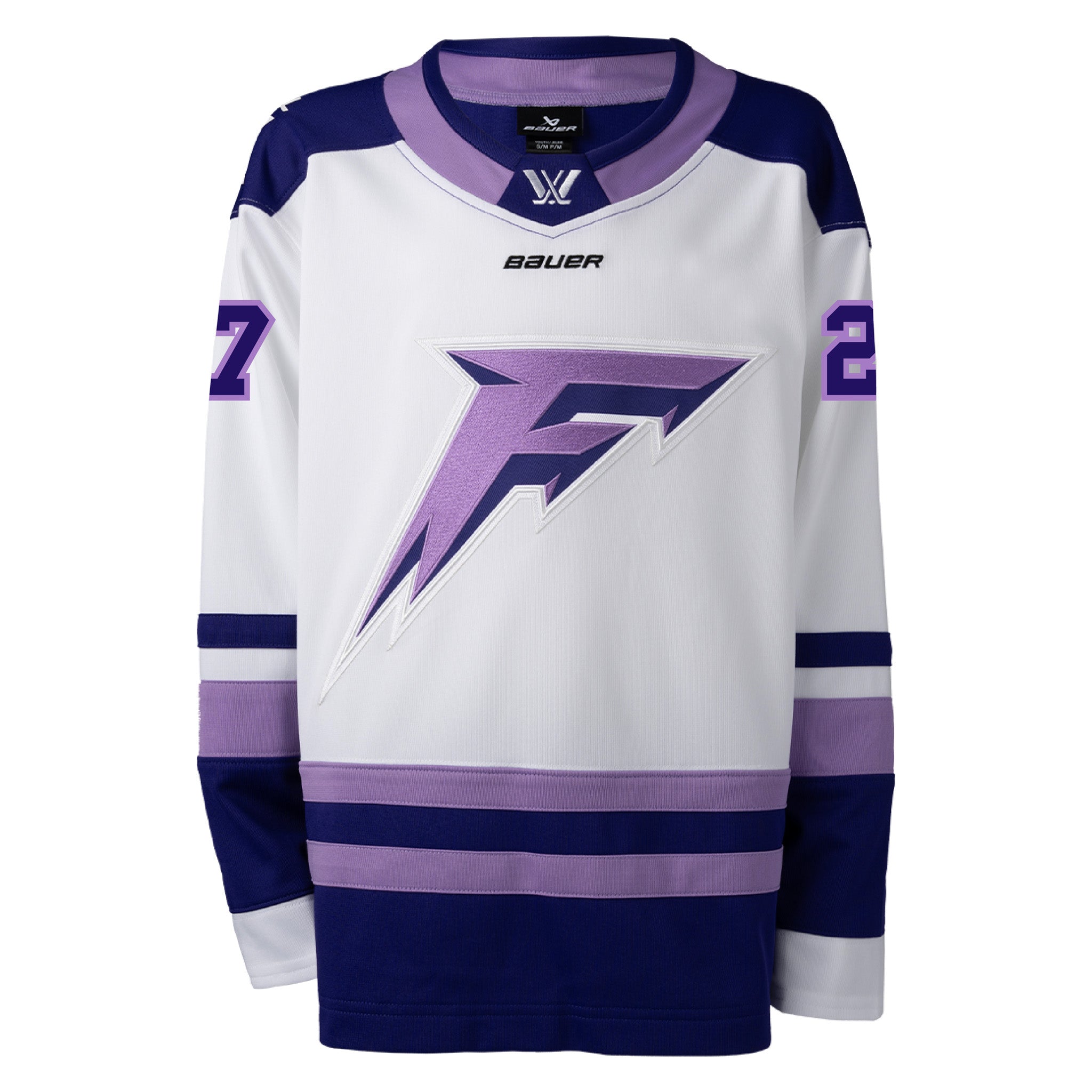Adult Minnesota Frost Taylor Heise Bauer Replica Away Jersey - Jersey in White