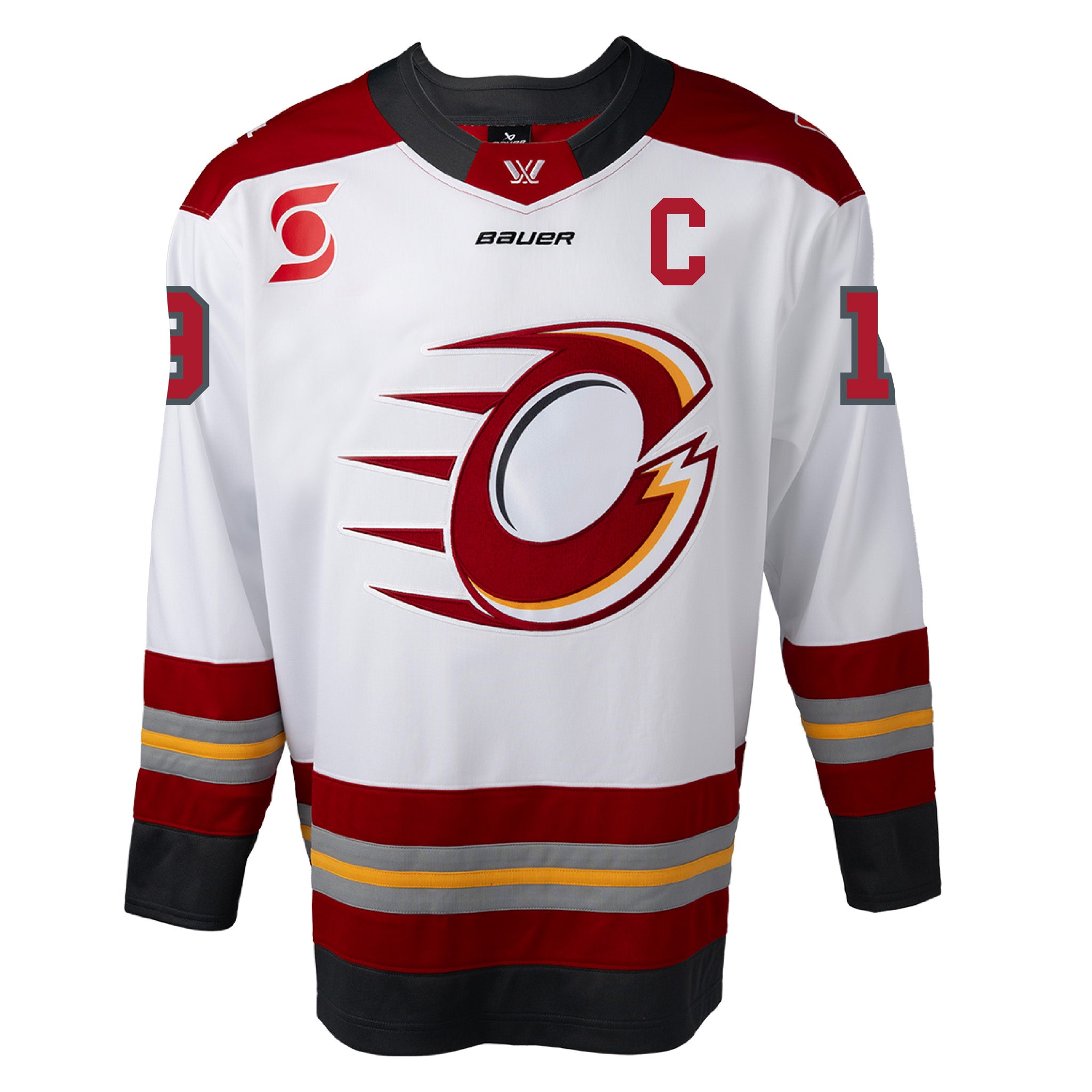 Adult Ottawa Charge Brianne Jenner Bauer Replica Away Jersey - Jersey in White