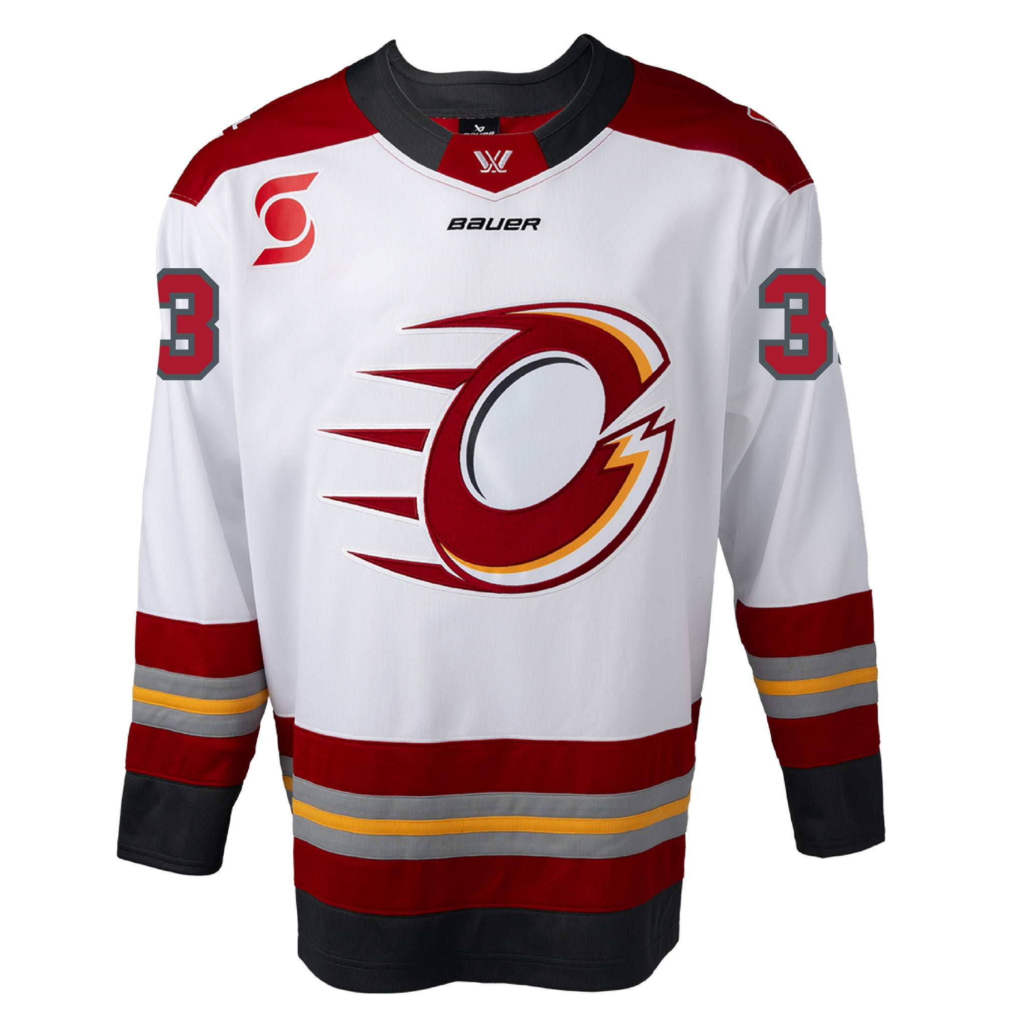 Adult Ottawa Charge Gwyneth Philips Bauer Replica Away Jersey - Jersey in White