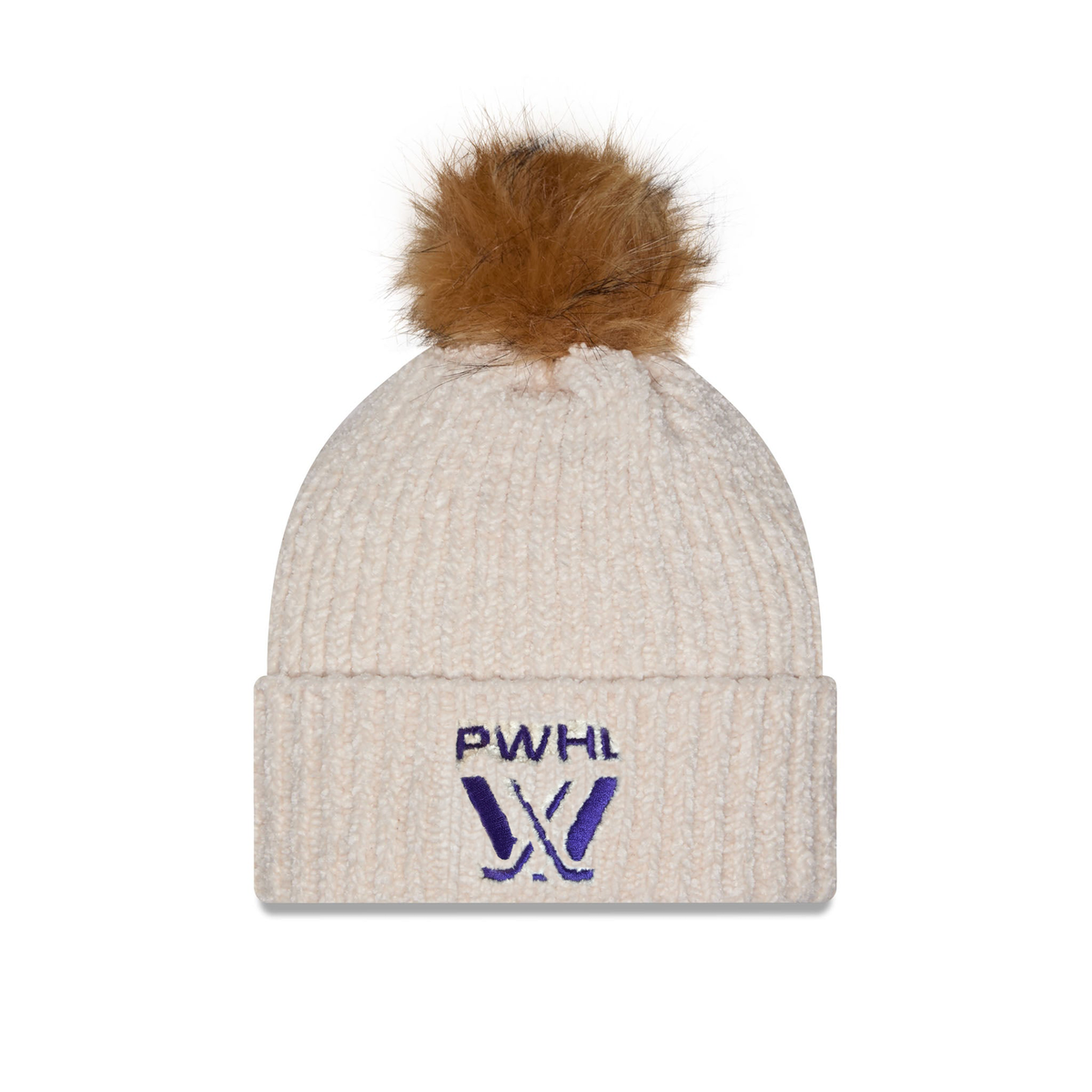 Adult PWHL New Era Logo Knit Pom Beanie