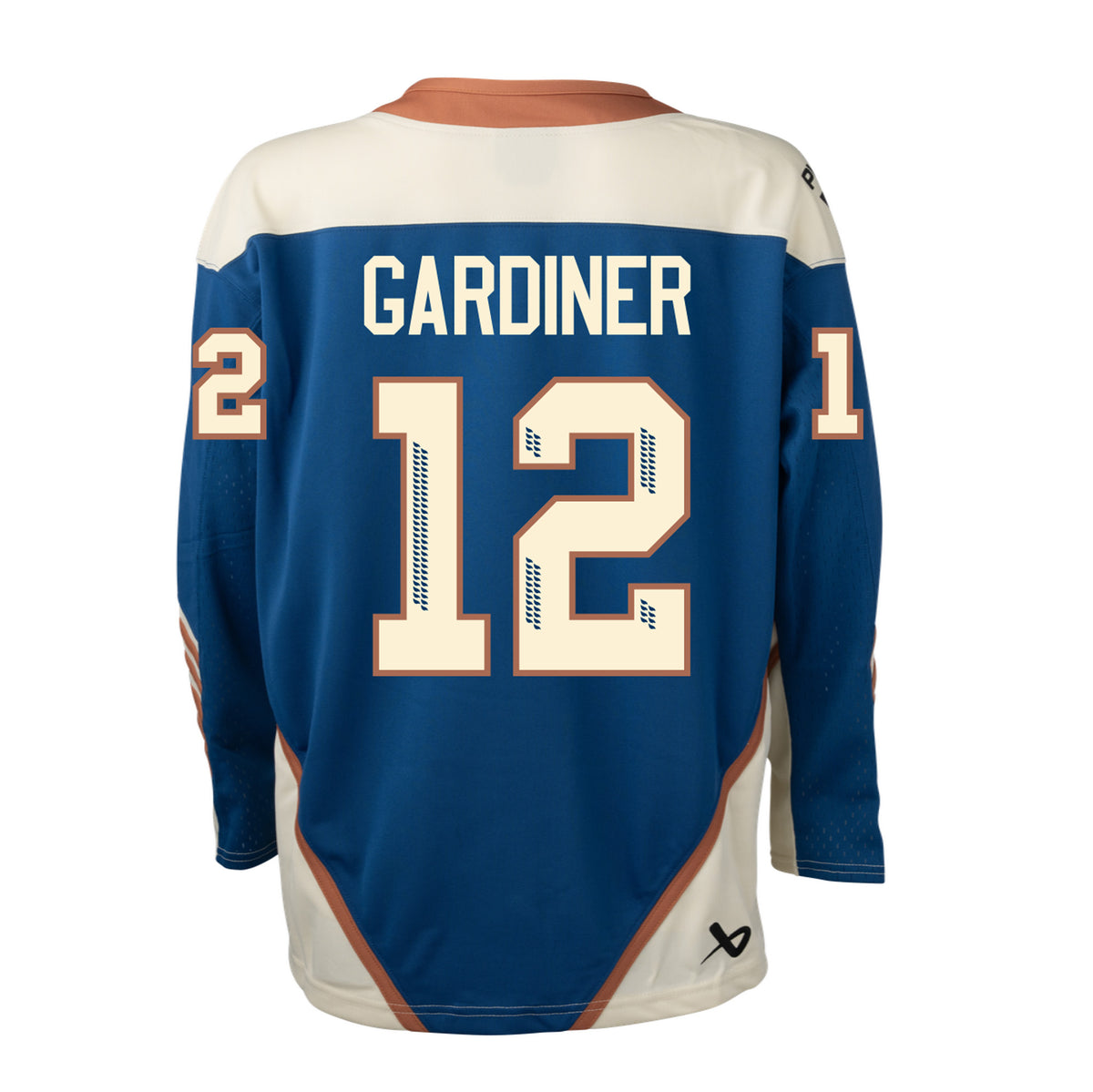 Adult Jenn Gardiner #12 Vancouver Goldeneyes Bauer Replica Home Jersey - Jersey in S