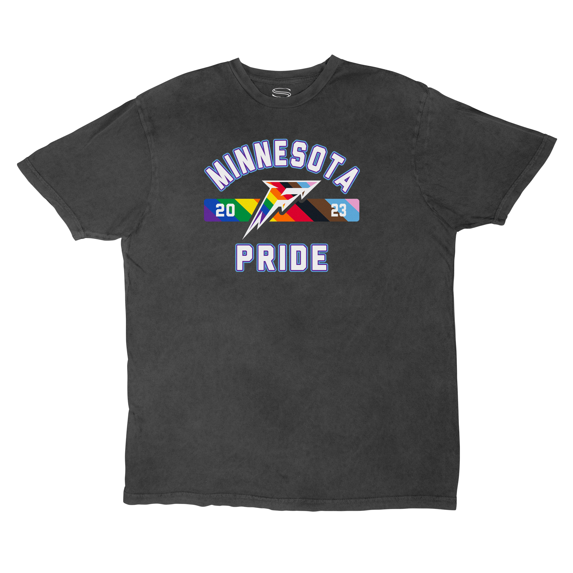 Pre - Order Minnesota Frost Adult Stadium Essentials Issue Pride Vintage T-Shirt - T-Shirt in Vintage Black