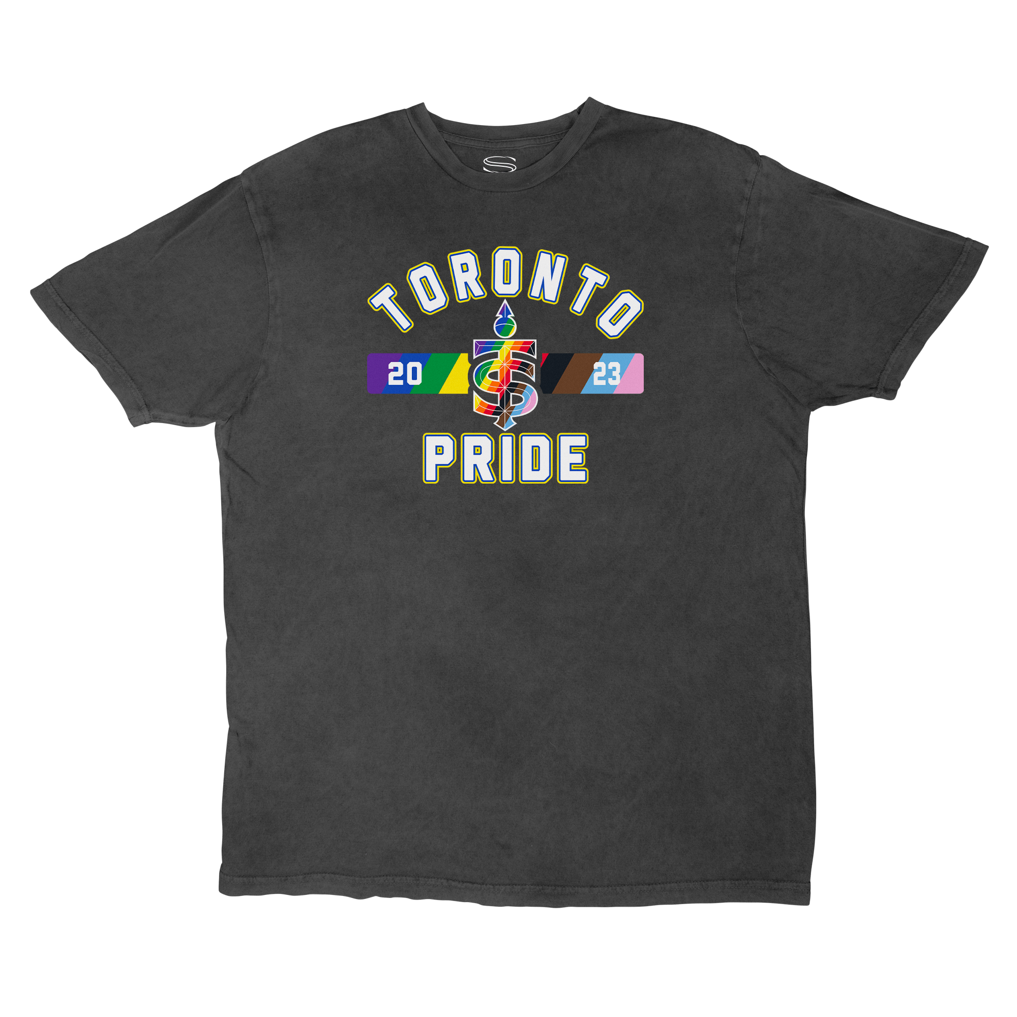 Pre - Order Toronto Sceptres Adult Stadium Essentials Issue Pride Vintage T-Shirt - T-Shirt in Vintage Black