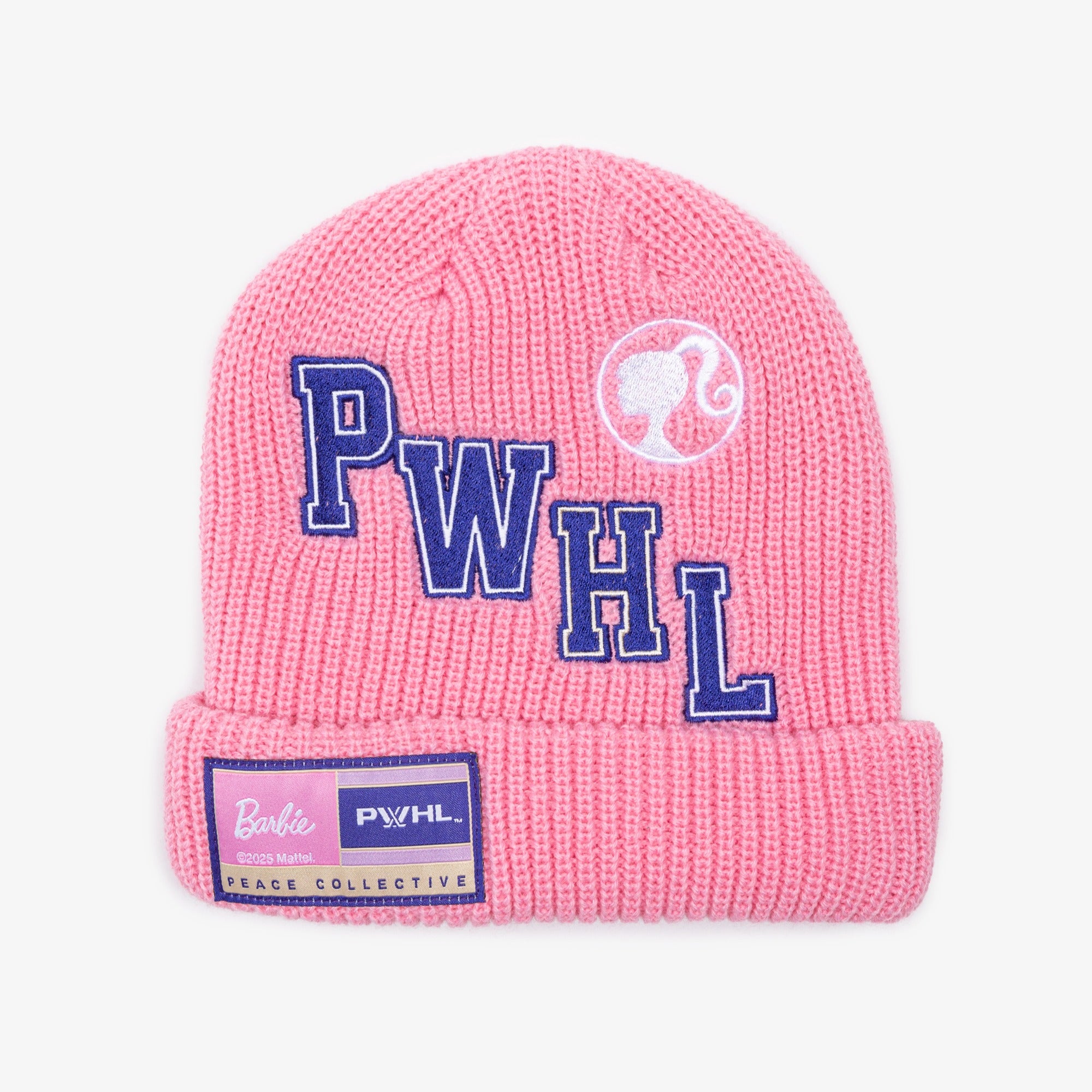 PWHL x Barbie by Peace Collective Beanie - Hat in Pink