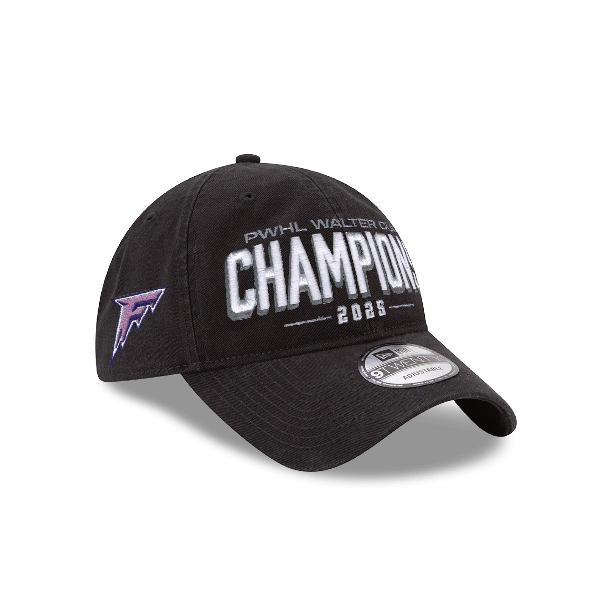 Minnesota Frost Championship 2025 New Era Hat - Hat in Black
